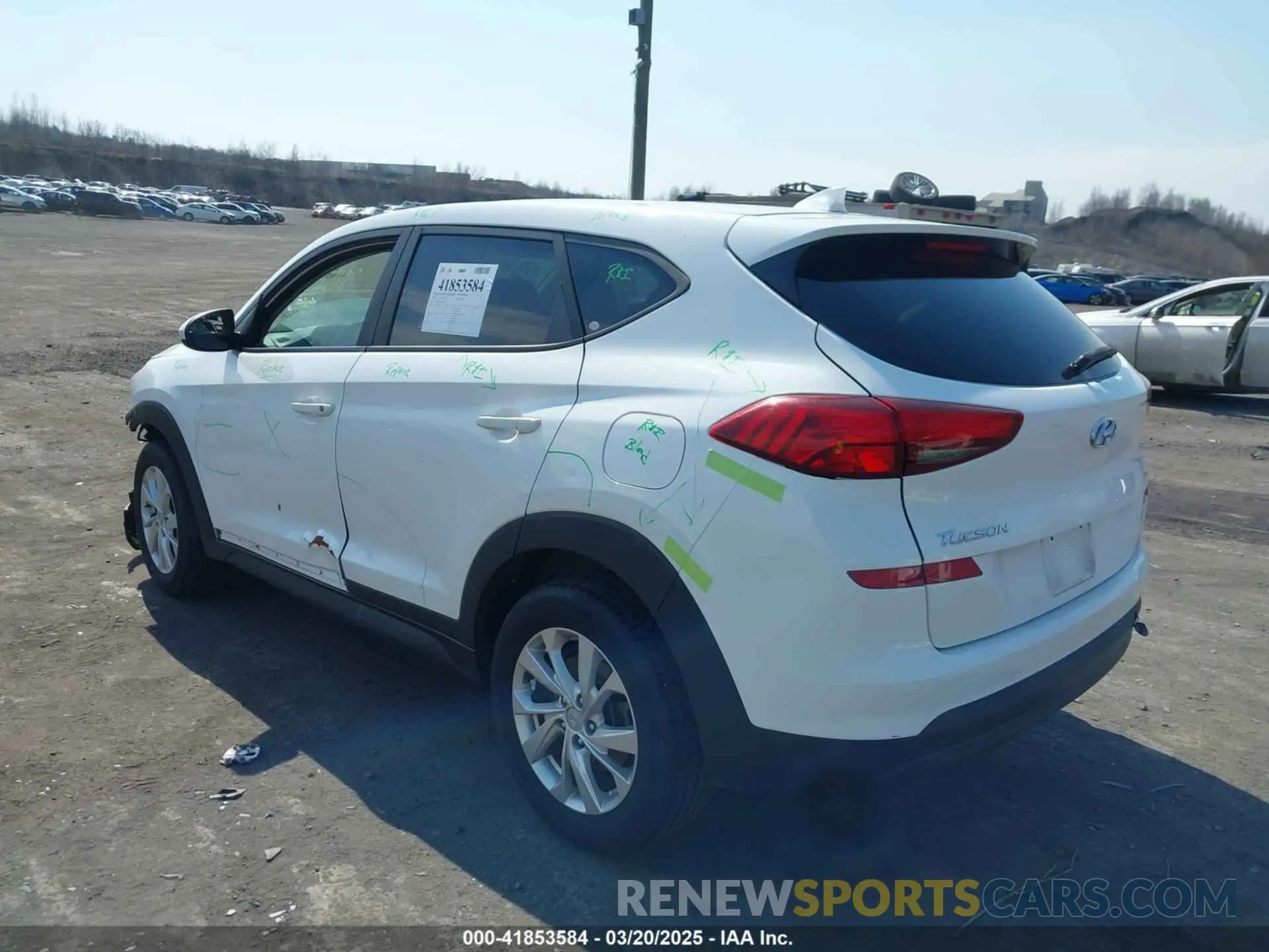 3 Photograph of a damaged car KM8J2CA44KU847421 HYUNDAI TUCSON 2019