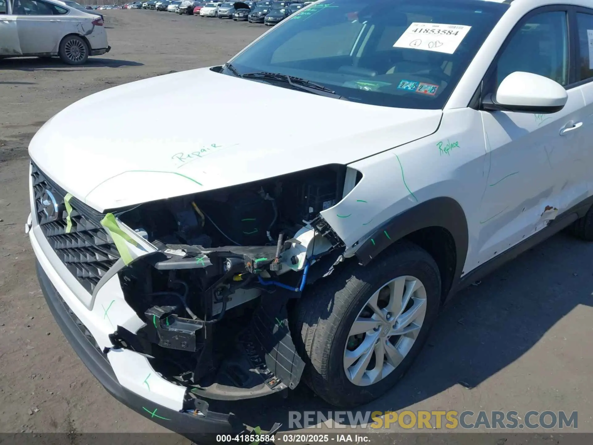 6 Photograph of a damaged car KM8J2CA44KU847421 HYUNDAI TUCSON 2019