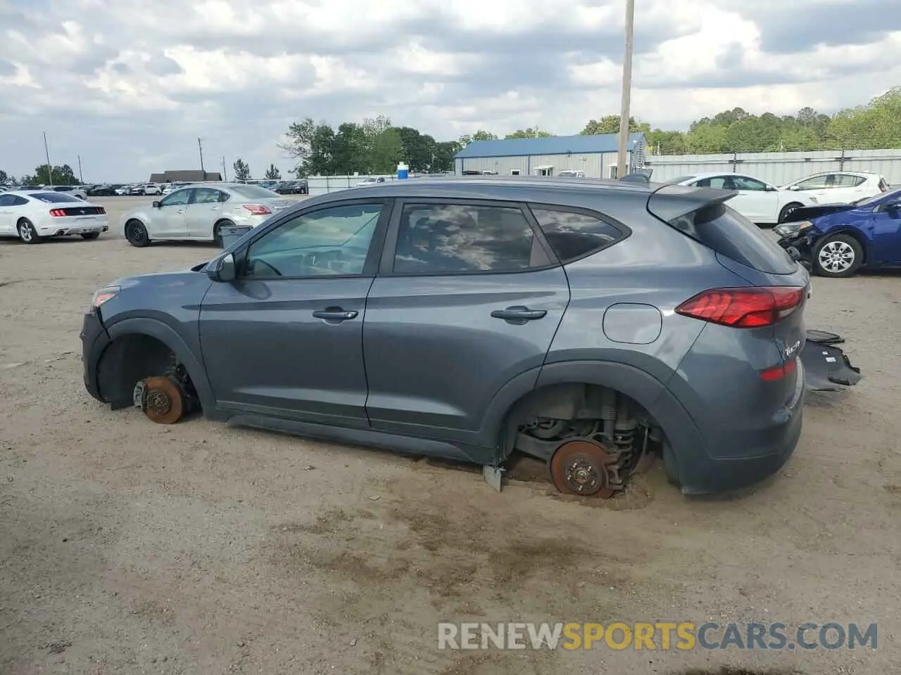 2 Photograph of a damaged car KM8J2CA44KU918424 HYUNDAI TUCSON 2019