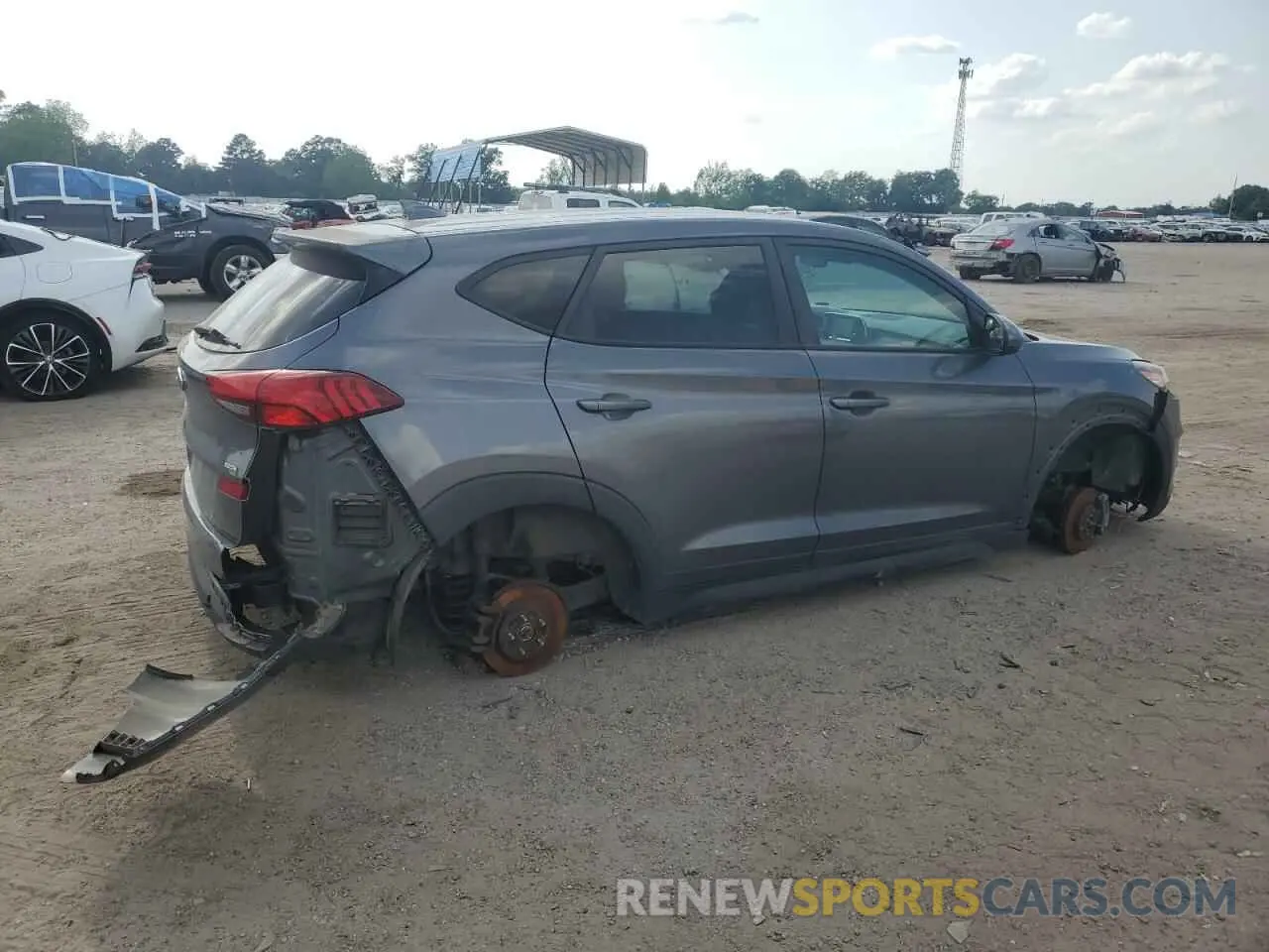 3 Photograph of a damaged car KM8J2CA44KU918424 HYUNDAI TUCSON 2019