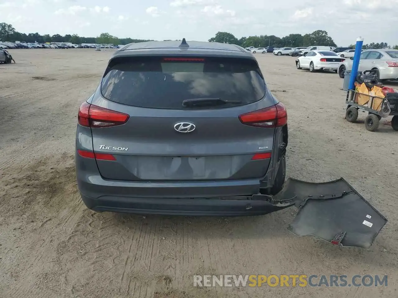 6 Photograph of a damaged car KM8J2CA44KU918424 HYUNDAI TUCSON 2019