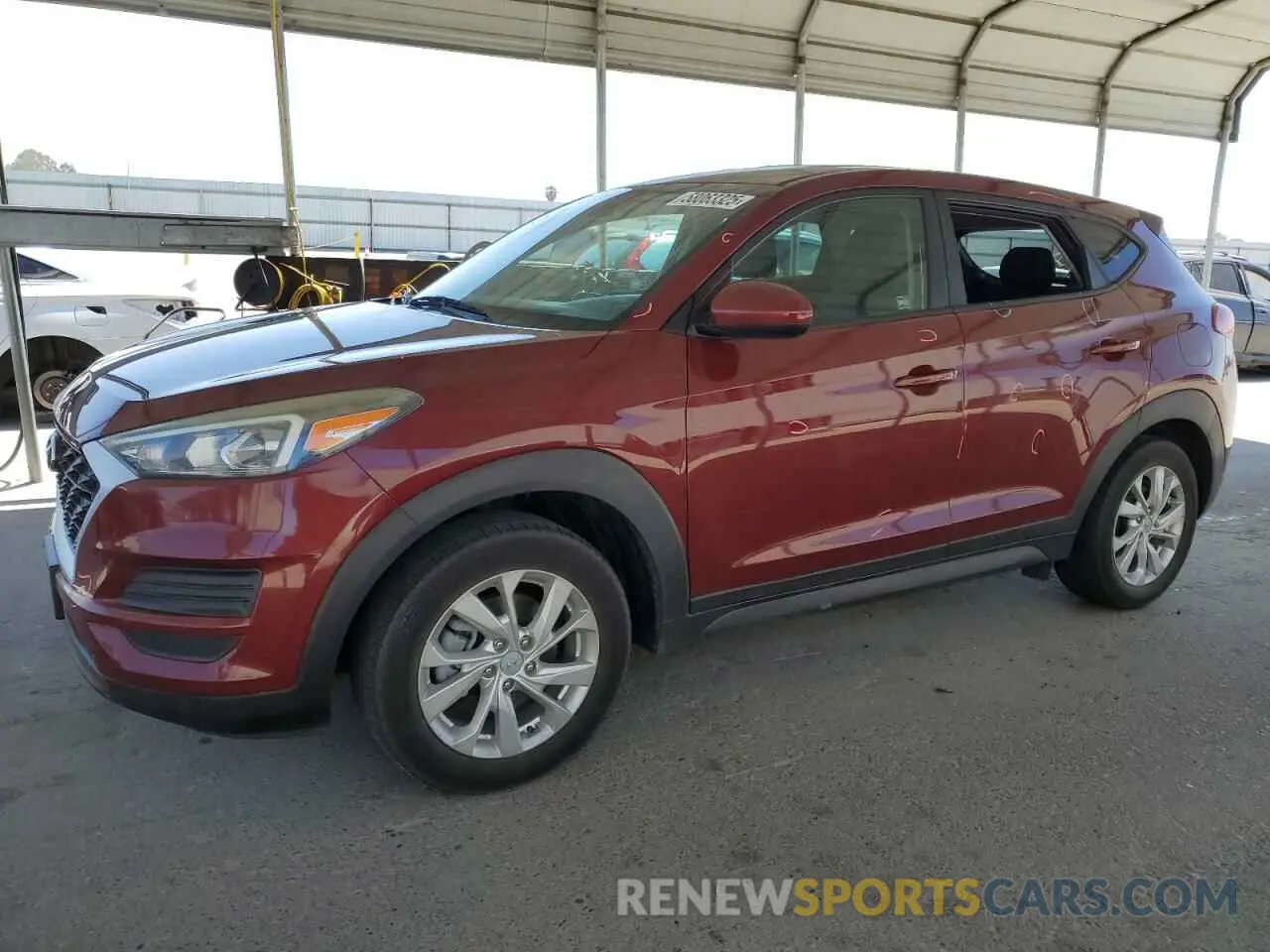 1 Photograph of a damaged car KM8J2CA44KU933327 HYUNDAI TUCSON 2019