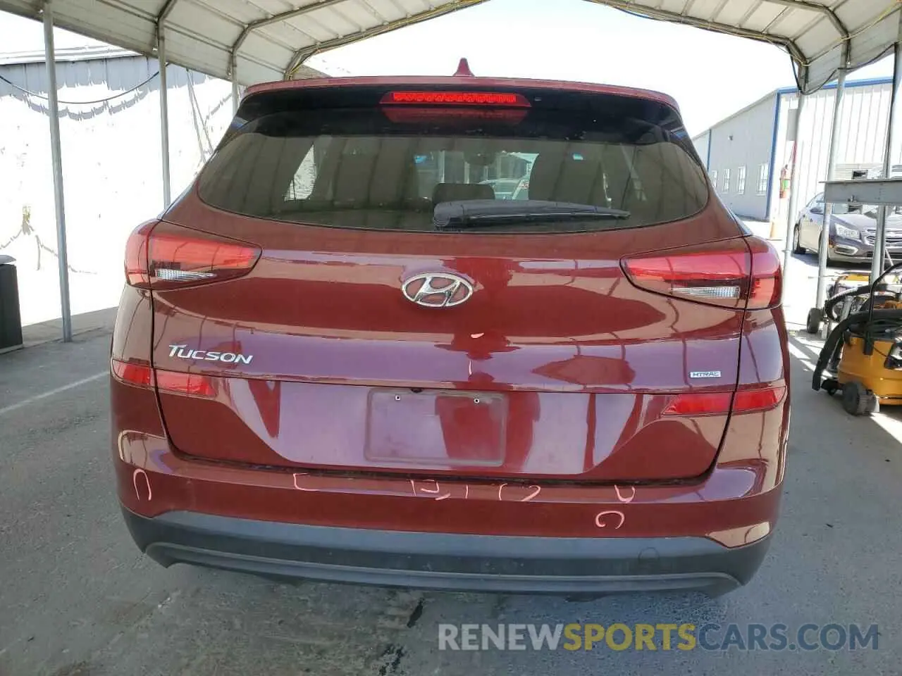 6 Photograph of a damaged car KM8J2CA44KU933327 HYUNDAI TUCSON 2019