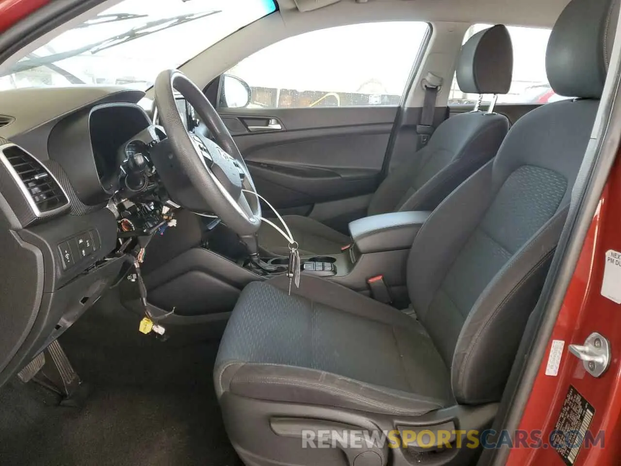 7 Photograph of a damaged car KM8J2CA44KU933327 HYUNDAI TUCSON 2019
