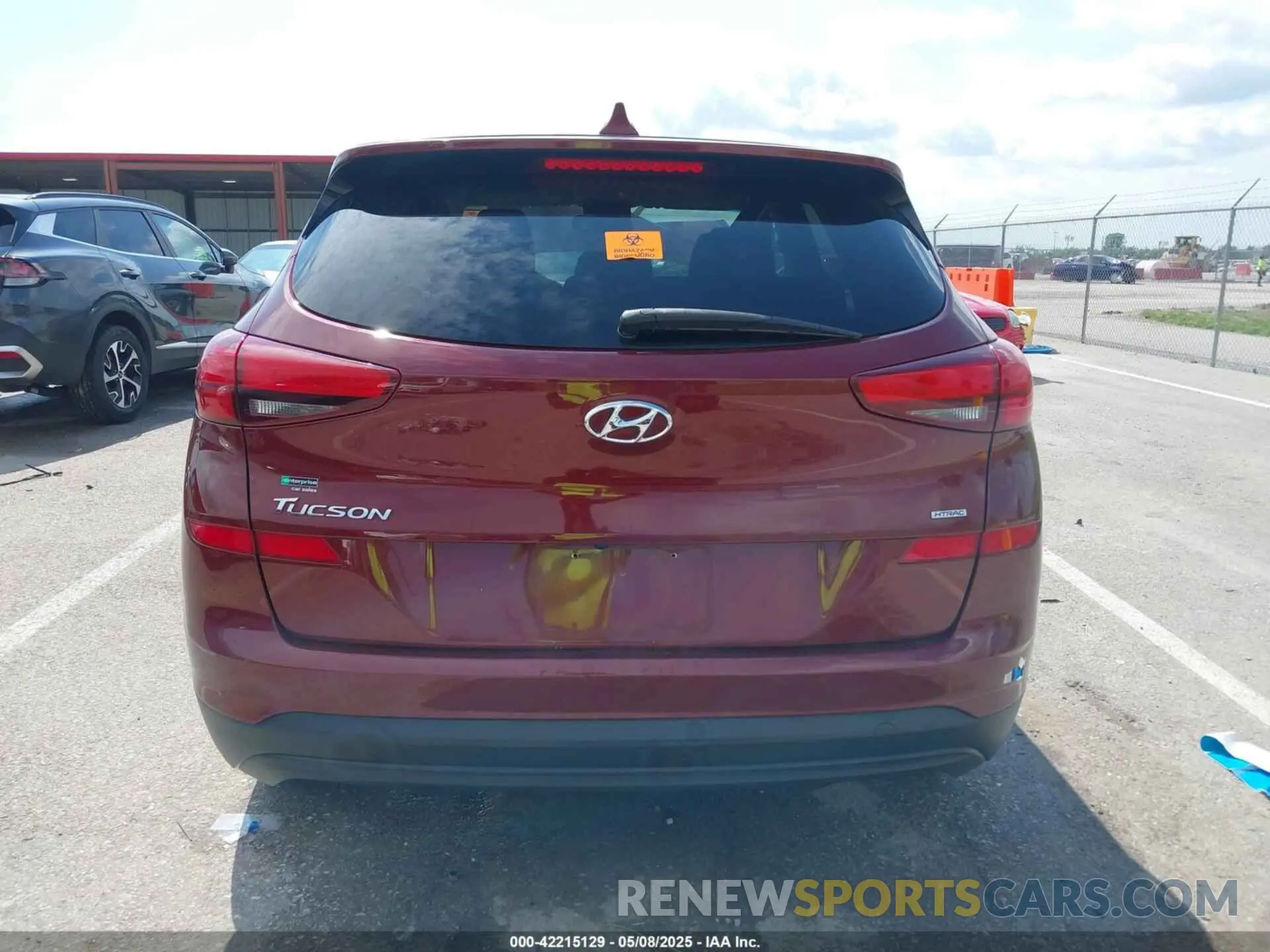 16 Photograph of a damaged car KM8J2CA44KU937152 HYUNDAI TUCSON 2019