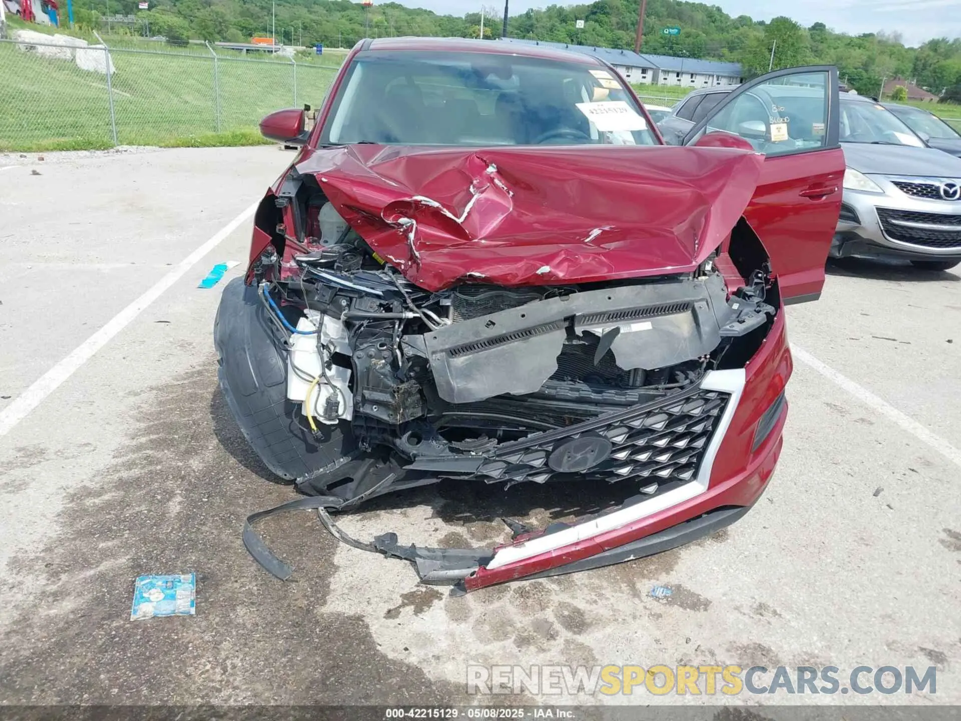 6 Photograph of a damaged car KM8J2CA44KU937152 HYUNDAI TUCSON 2019