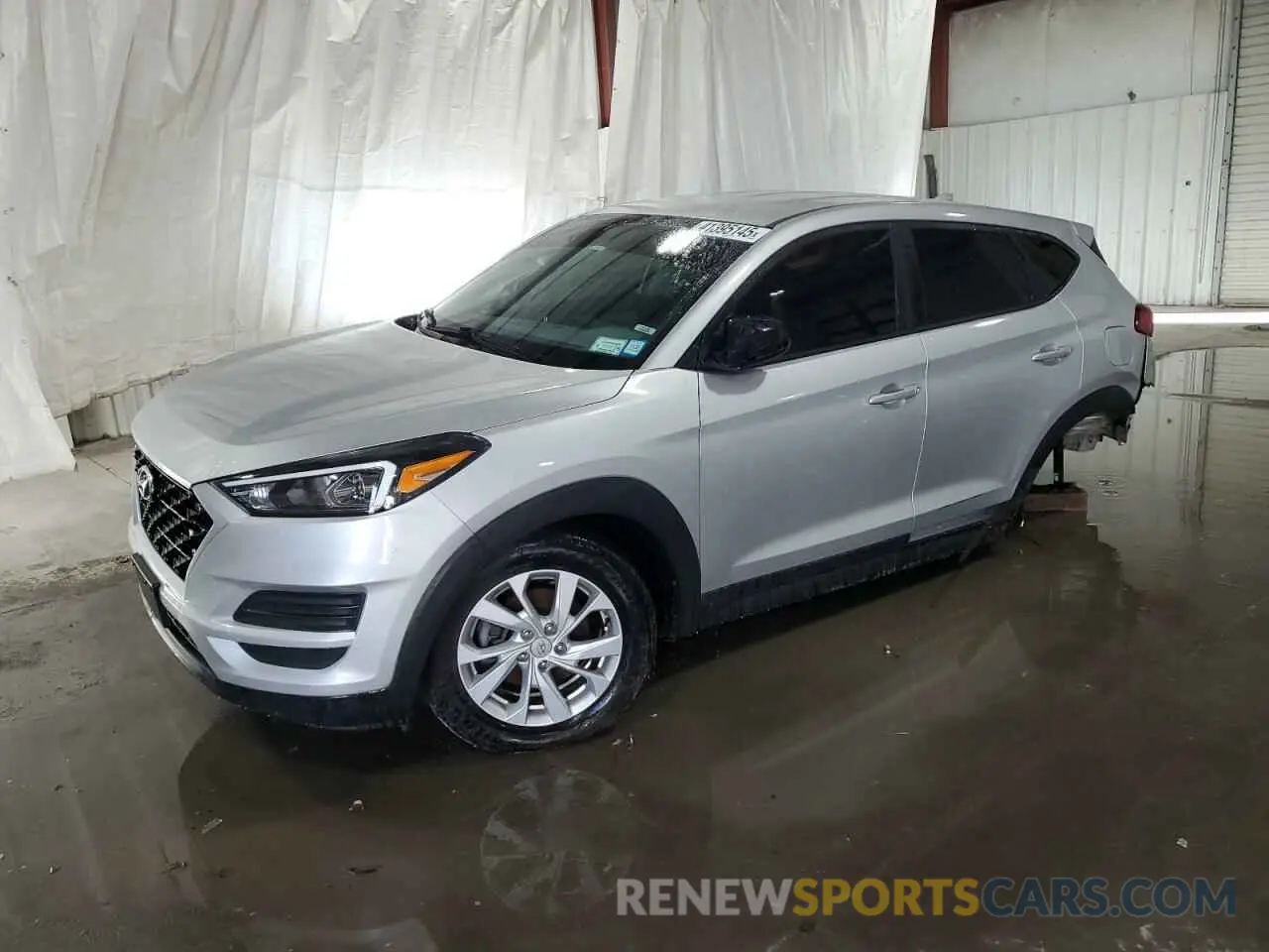1 Photograph of a damaged car KM8J2CA45KU847024 HYUNDAI TUCSON 2019