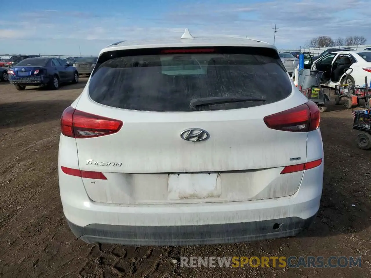 6 Photograph of a damaged car KM8J2CA45KU871033 HYUNDAI TUCSON 2019