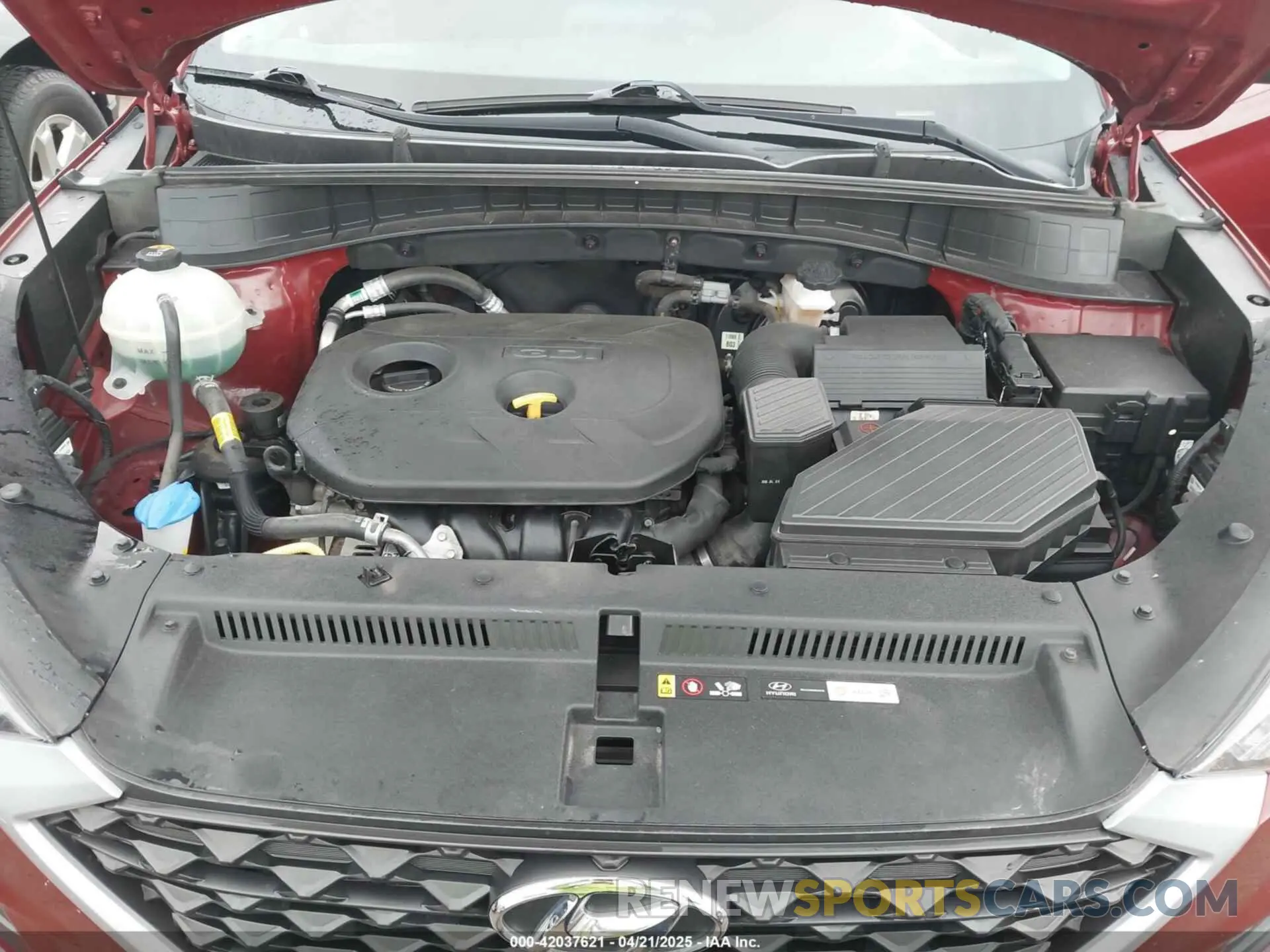 10 Photograph of a damaged car KM8J2CA46KU009715 HYUNDAI TUCSON 2019