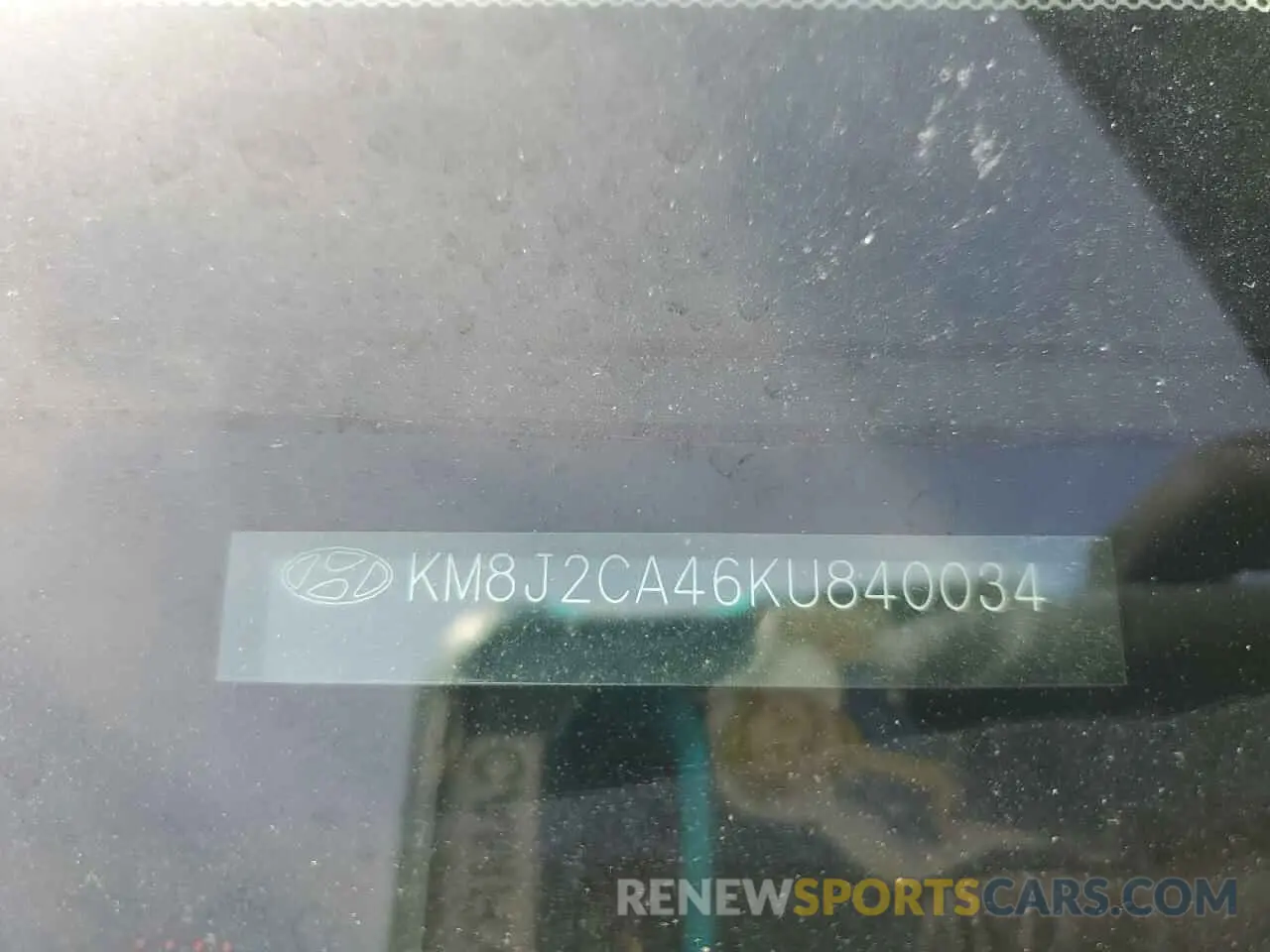 13 Photograph of a damaged car KM8J2CA46KU840034 HYUNDAI TUCSON 2019