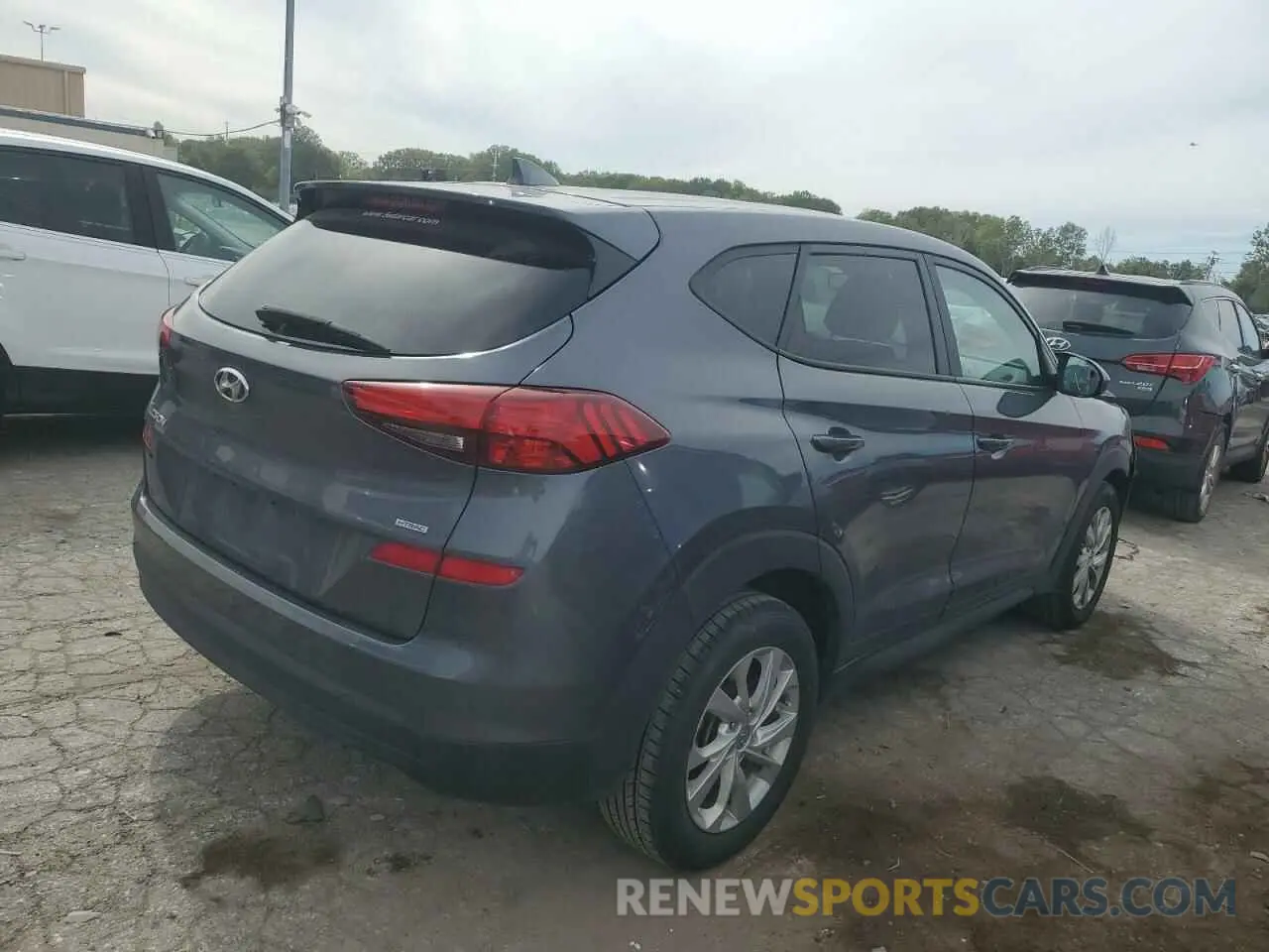 3 Photograph of a damaged car KM8J2CA46KU840034 HYUNDAI TUCSON 2019