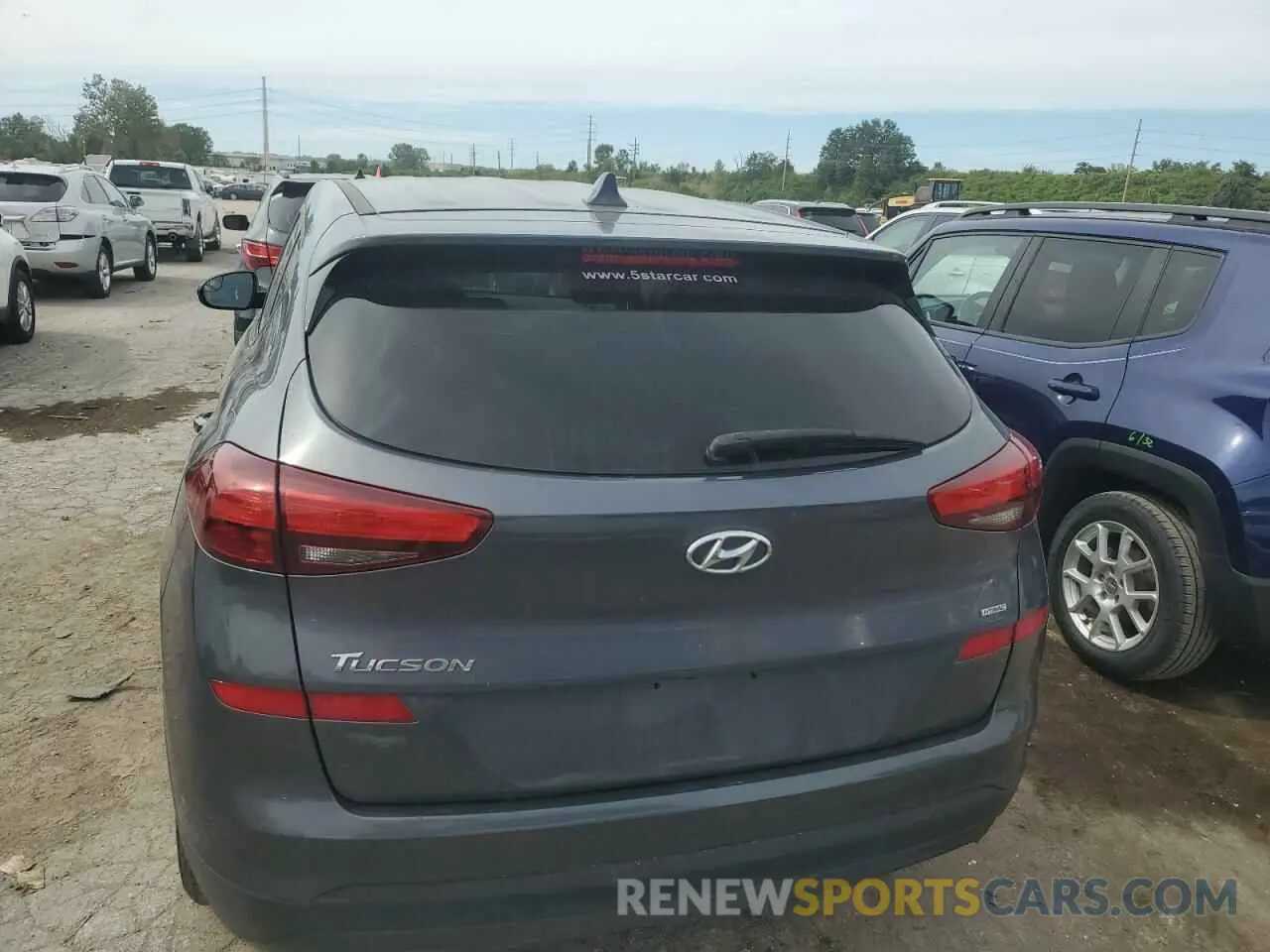 6 Photograph of a damaged car KM8J2CA46KU840034 HYUNDAI TUCSON 2019
