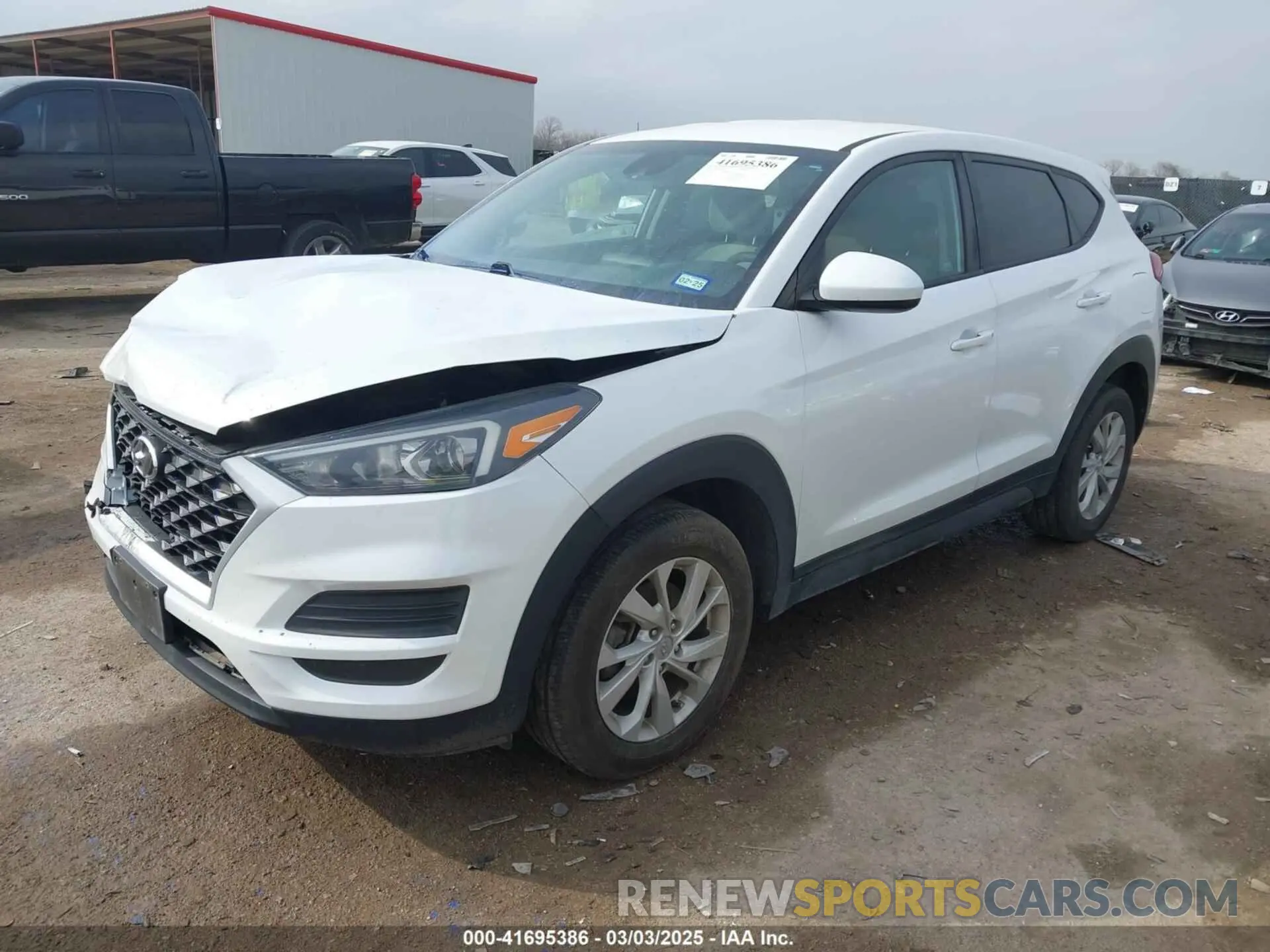 2 Photograph of a damaged car KM8J2CA46KU882221 HYUNDAI TUCSON 2019