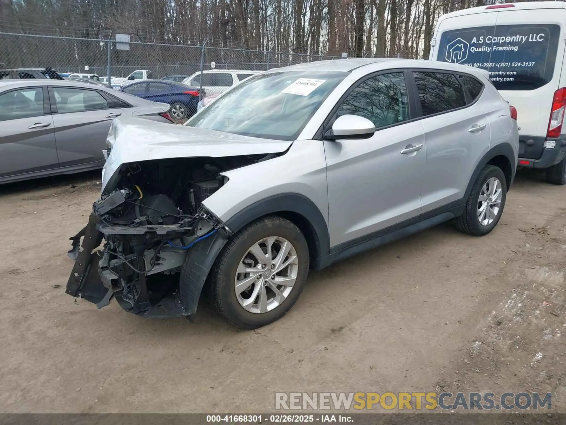 2 Photograph of a damaged car KM8J2CA46KU896913 HYUNDAI TUCSON 2019