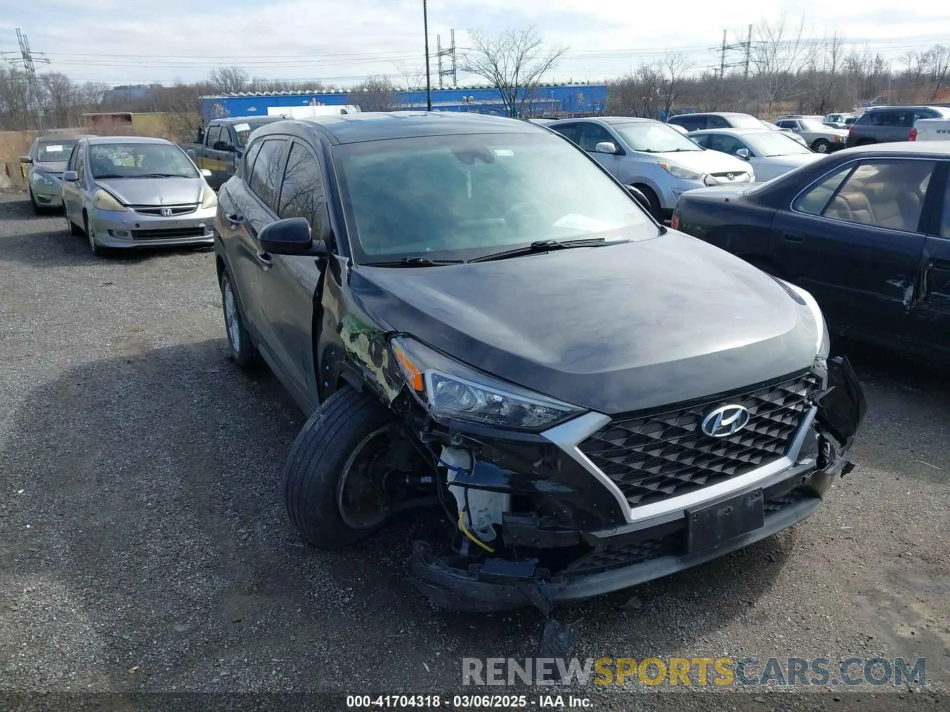 1 Photograph of a damaged car KM8J2CA46KU977863 HYUNDAI TUCSON 2019