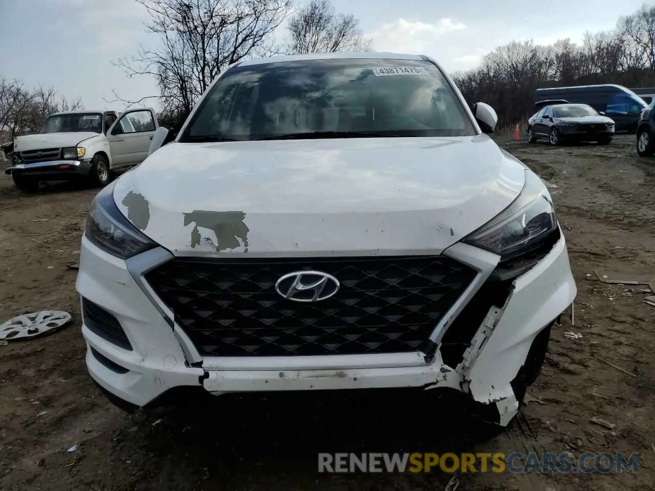 5 Photograph of a damaged car KM8J2CA47KU055568 HYUNDAI TUCSON 2019