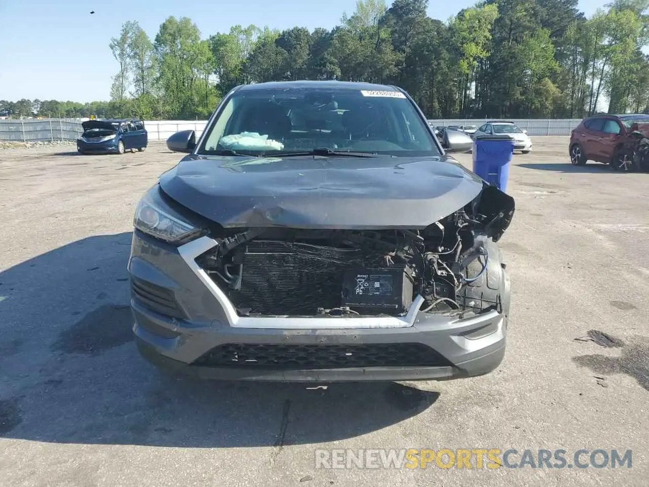 5 Photograph of a damaged car KM8J2CA47KU068806 HYUNDAI TUCSON 2019