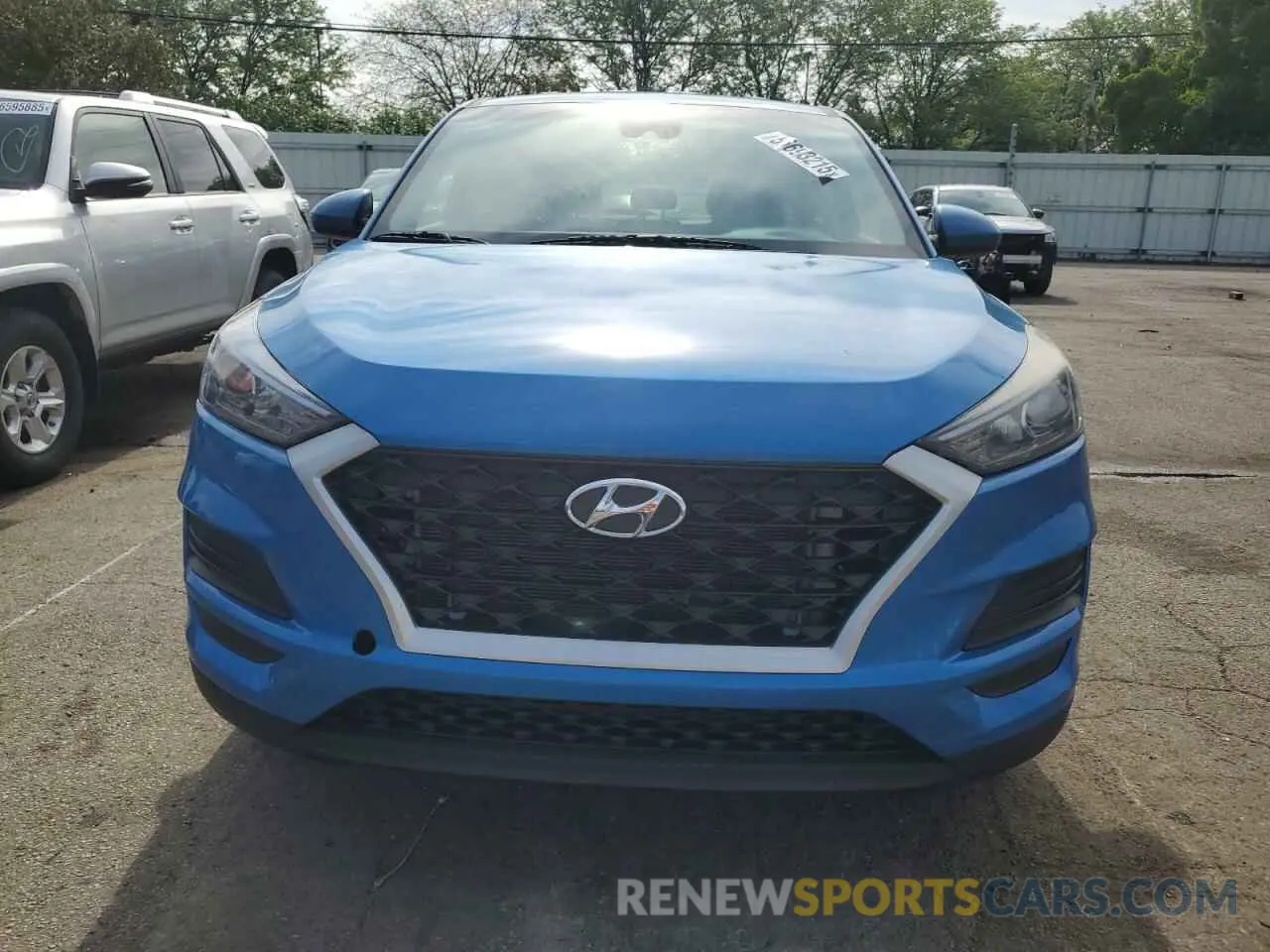 5 Photograph of a damaged car KM8J2CA47KU917574 HYUNDAI TUCSON 2019