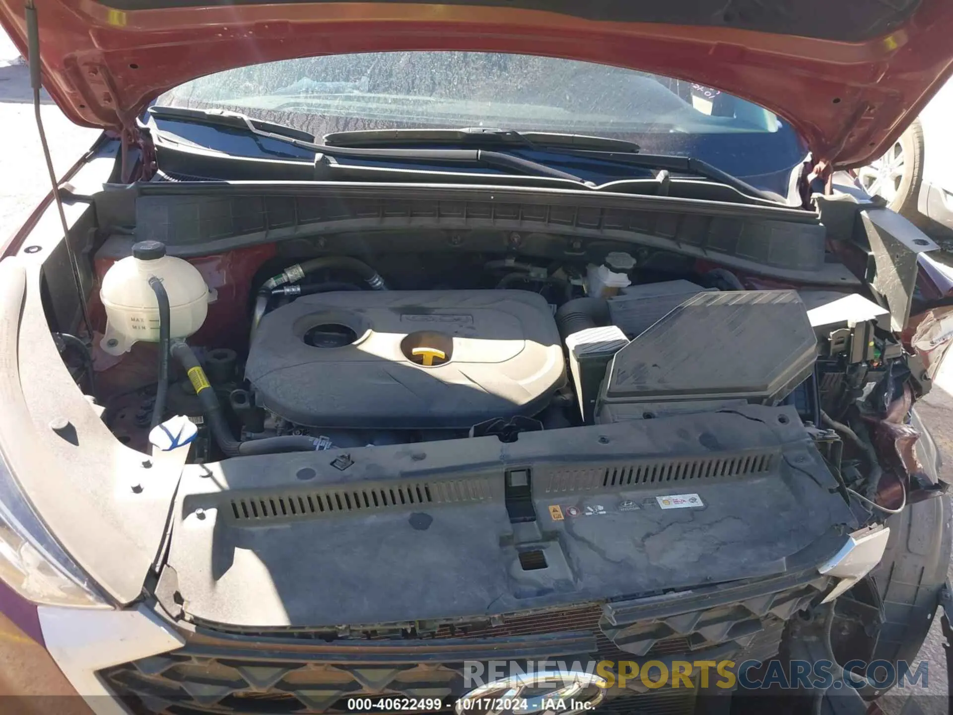 10 Photograph of a damaged car KM8J2CA48KU054607 HYUNDAI TUCSON 2019