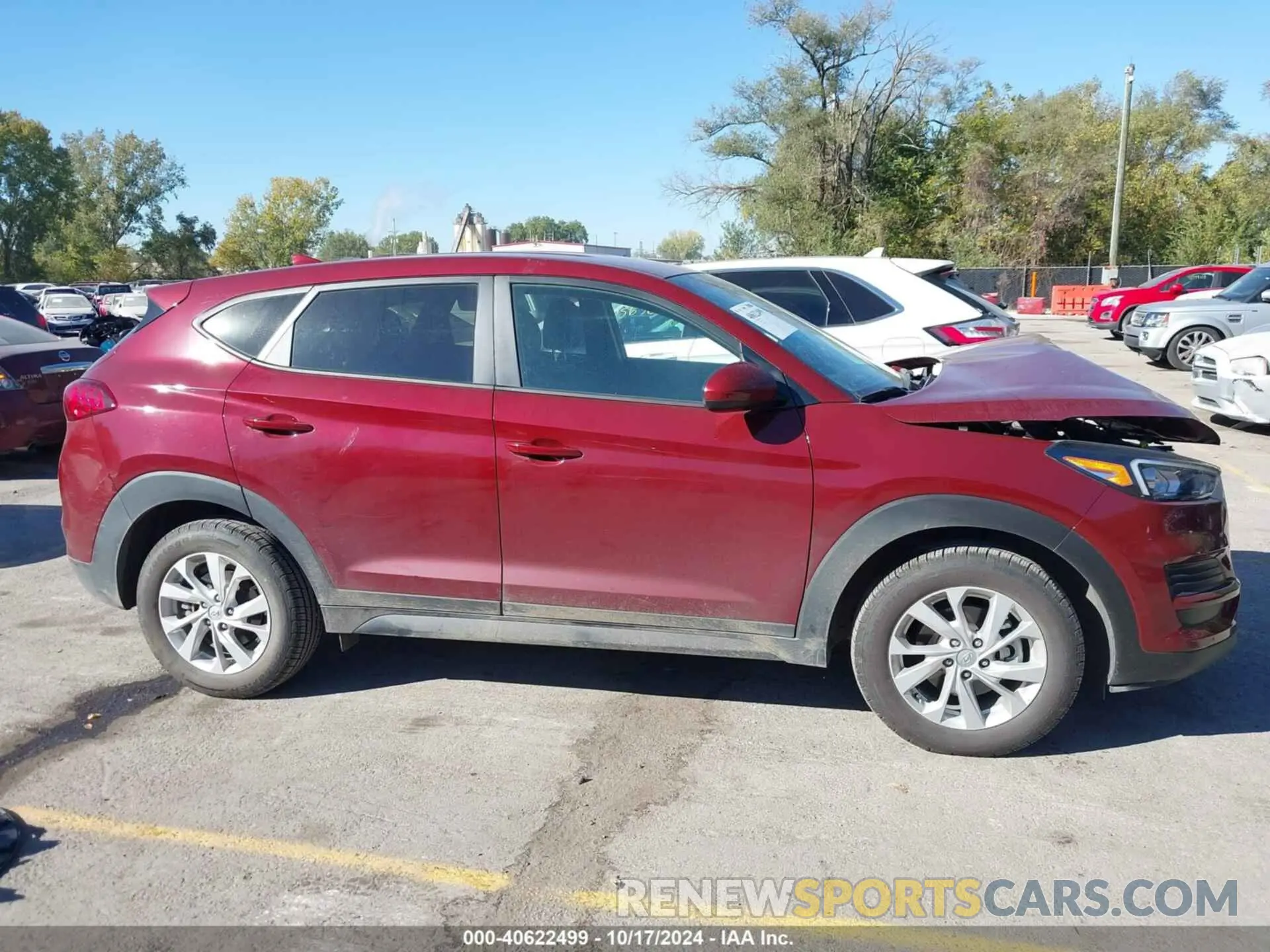 14 Photograph of a damaged car KM8J2CA48KU054607 HYUNDAI TUCSON 2019