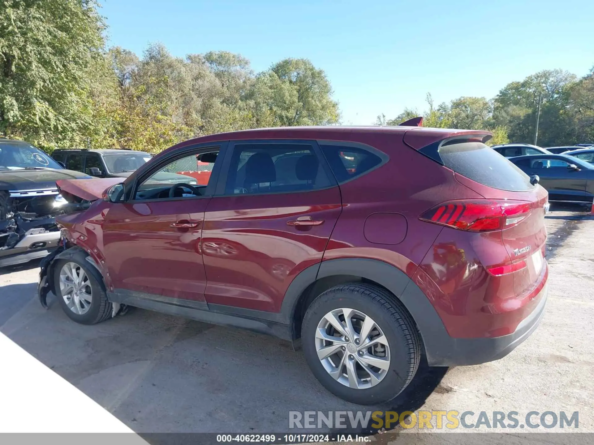 15 Photograph of a damaged car KM8J2CA48KU054607 HYUNDAI TUCSON 2019