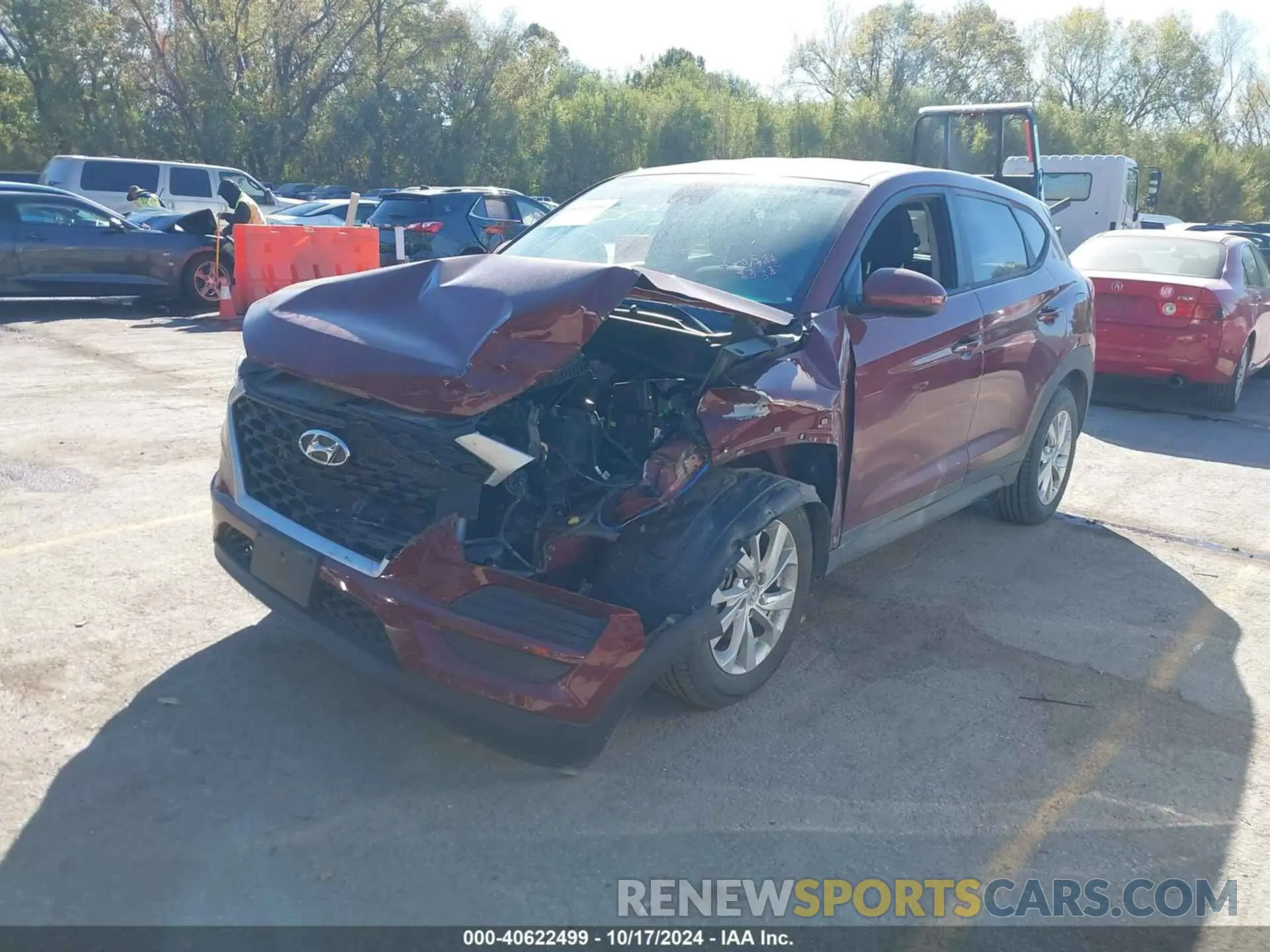 2 Photograph of a damaged car KM8J2CA48KU054607 HYUNDAI TUCSON 2019