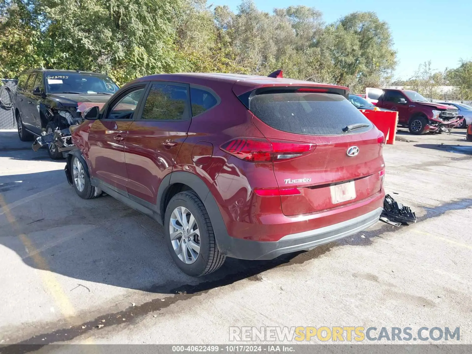 3 Photograph of a damaged car KM8J2CA48KU054607 HYUNDAI TUCSON 2019