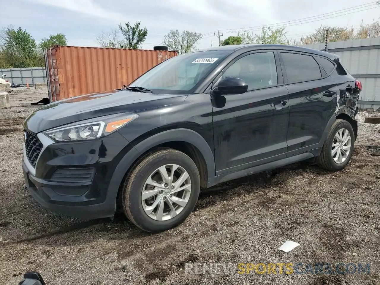 1 Photograph of a damaged car KM8J2CA48KU062240 HYUNDAI TUCSON 2019