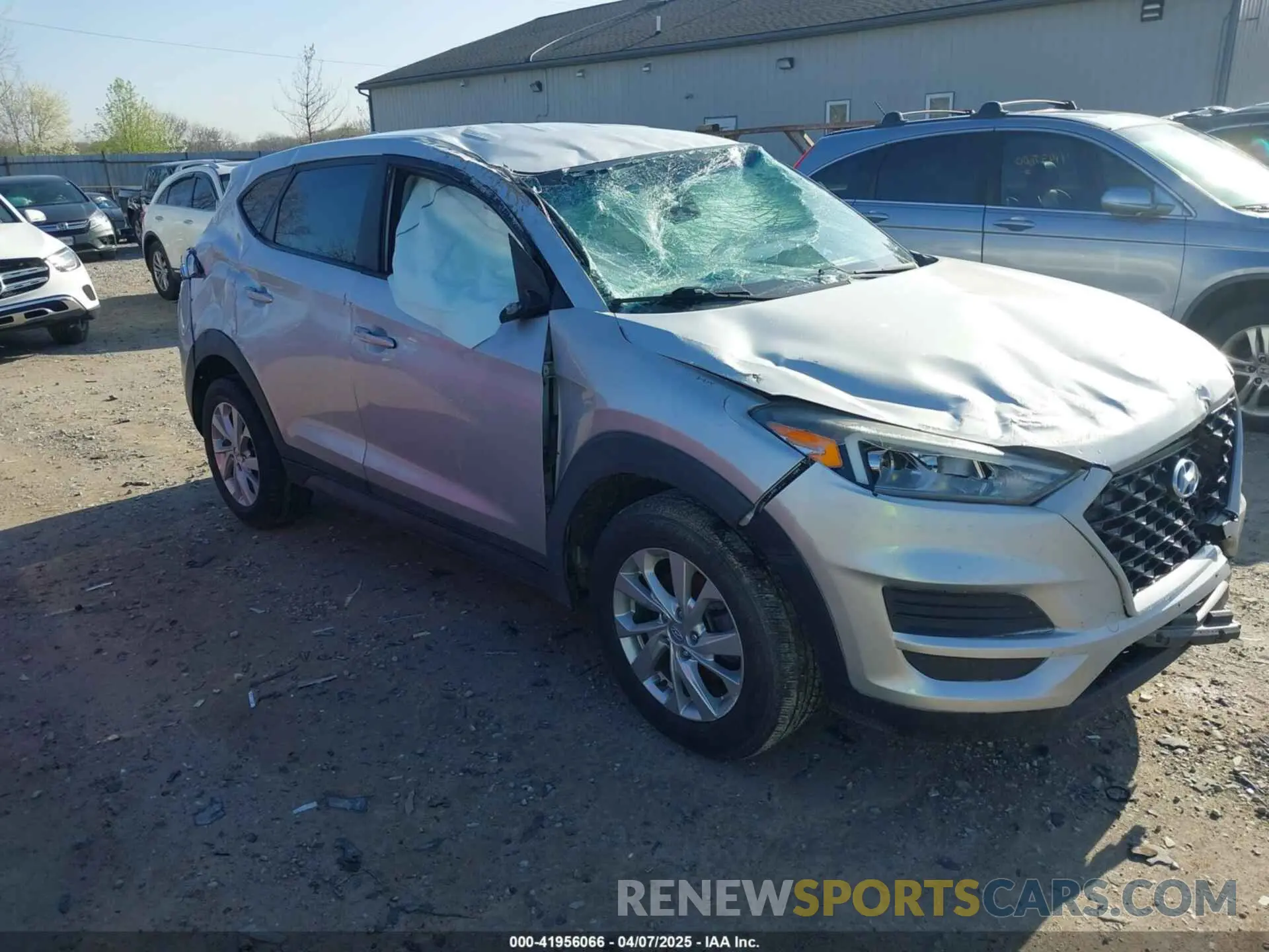 1 Photograph of a damaged car KM8J2CA48KU872175 HYUNDAI TUCSON 2019