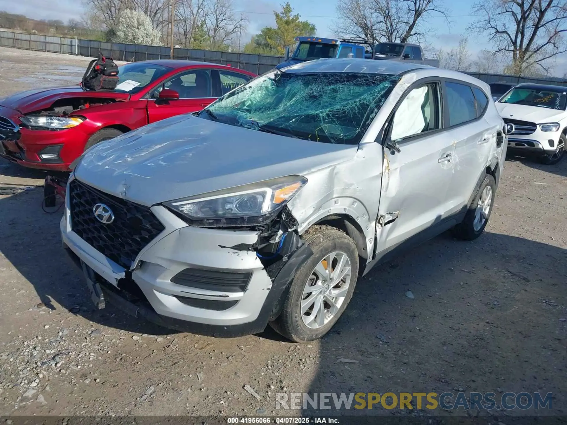 2 Photograph of a damaged car KM8J2CA48KU872175 HYUNDAI TUCSON 2019