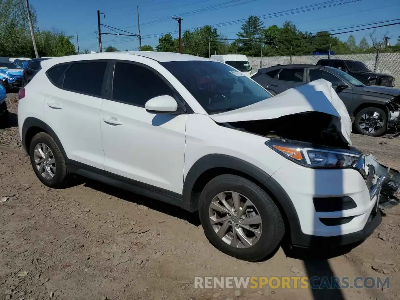 4 Photograph of a damaged car KM8J2CA48KU946016 HYUNDAI TUCSON 2019