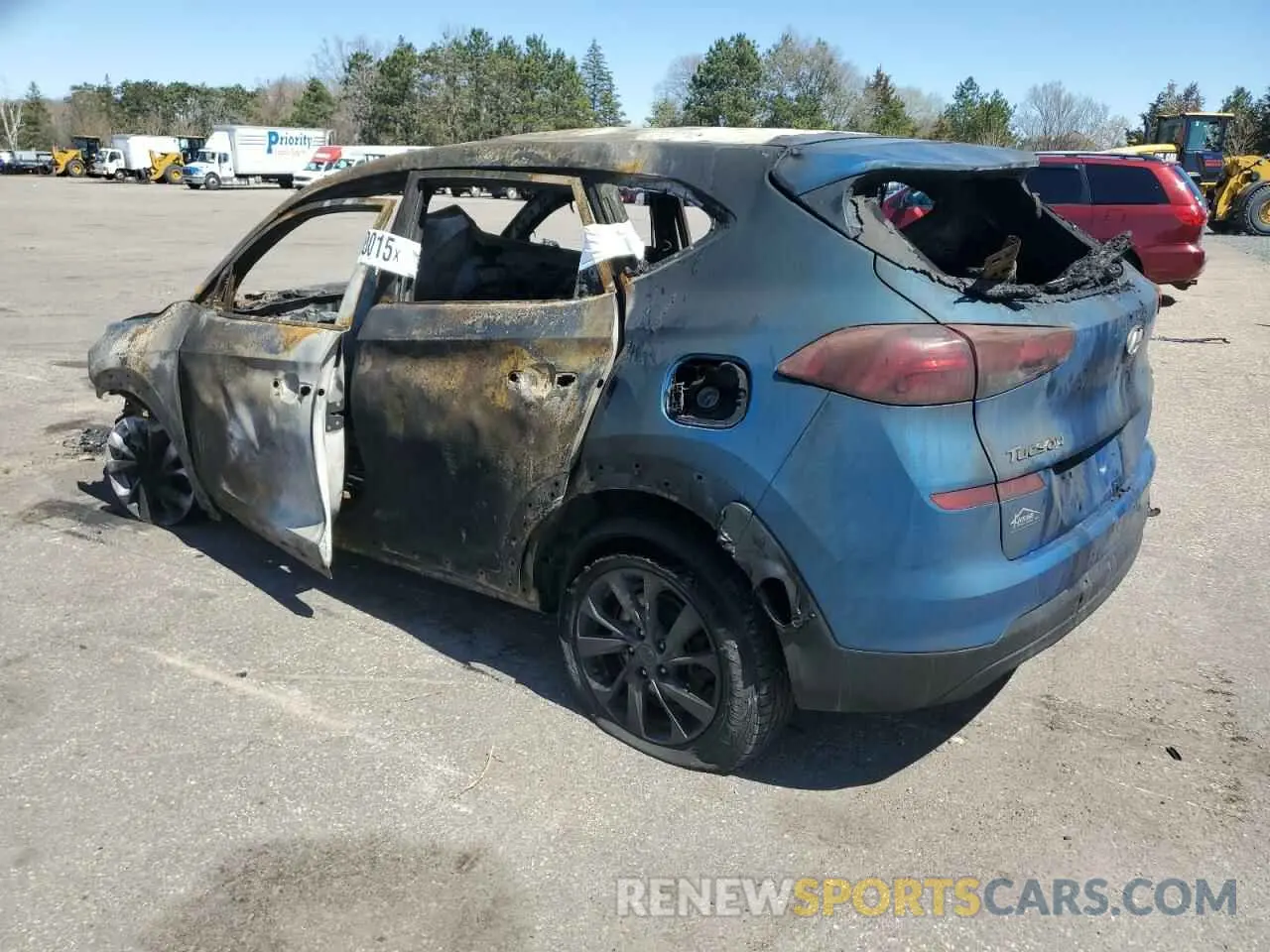 2 Photograph of a damaged car KM8J2CA49KU839735 HYUNDAI TUCSON 2019