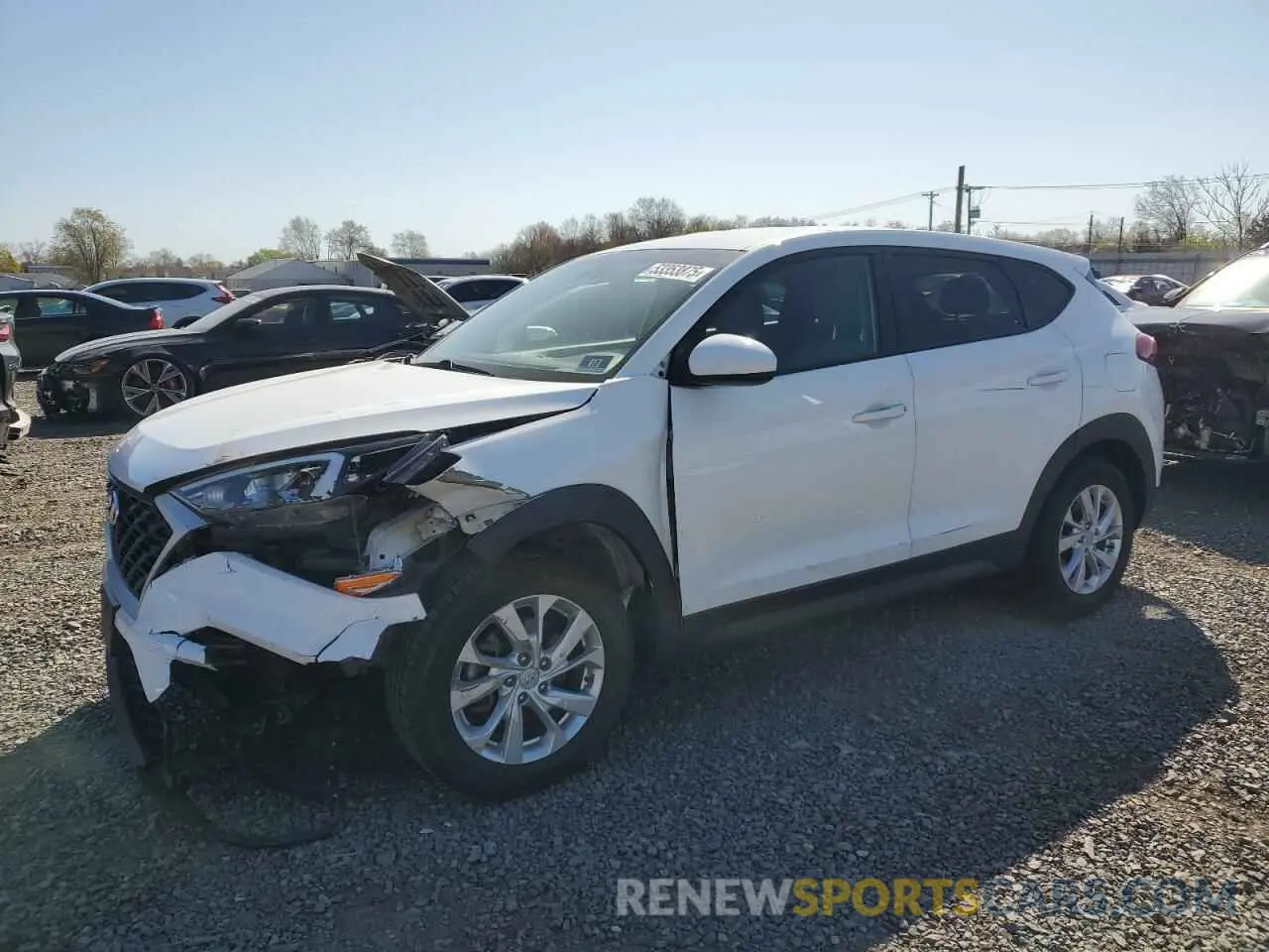 1 Photograph of a damaged car KM8J2CA49KU887266 HYUNDAI TUCSON 2019
