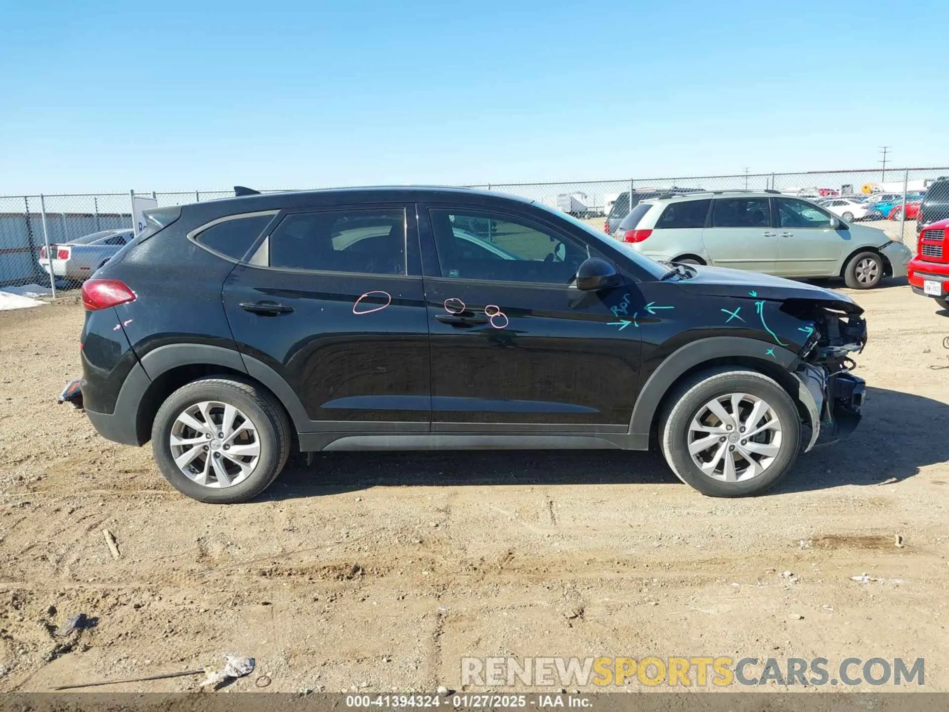 14 Photograph of a damaged car KM8J2CA49KU888868 HYUNDAI TUCSON 2019
