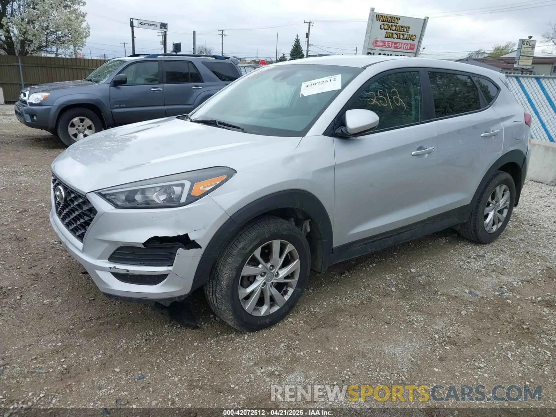 2 Photograph of a damaged car KM8J2CA49KU891267 HYUNDAI TUCSON 2019