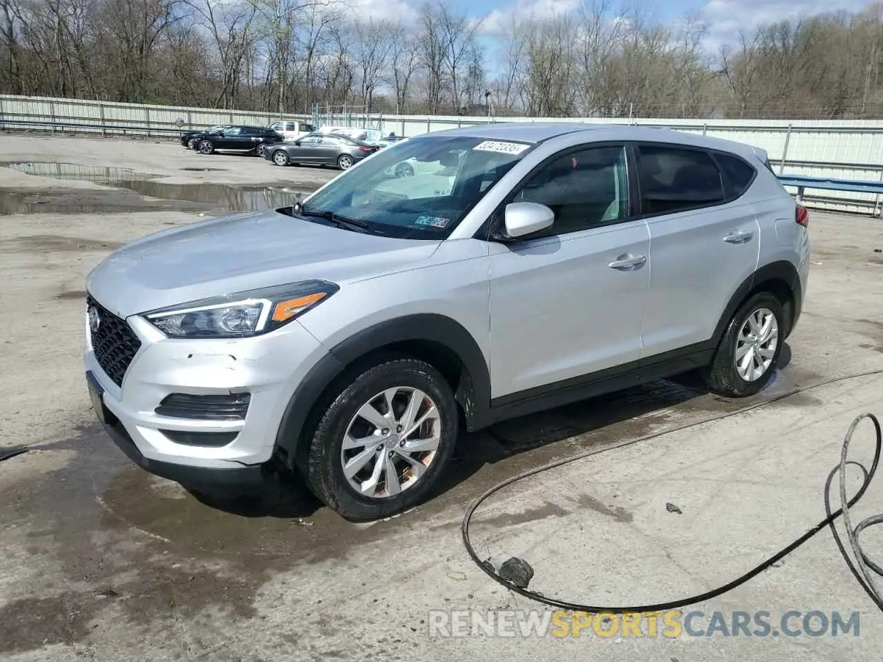 1 Photograph of a damaged car KM8J2CA49KU912845 HYUNDAI TUCSON 2019