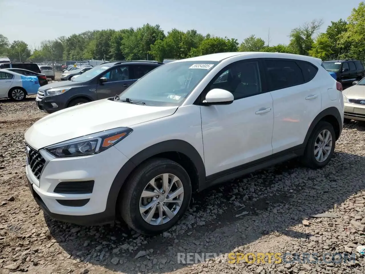 1 Photograph of a damaged car KM8J2CA49KU925742 HYUNDAI TUCSON 2019