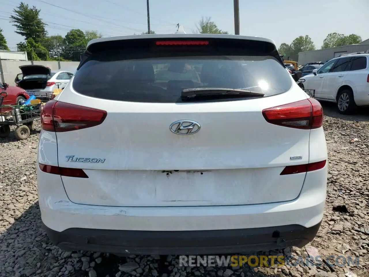 6 Photograph of a damaged car KM8J2CA49KU925742 HYUNDAI TUCSON 2019