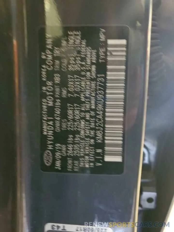13 Photograph of a damaged car KM8J2CA49KU937731 HYUNDAI TUCSON 2019