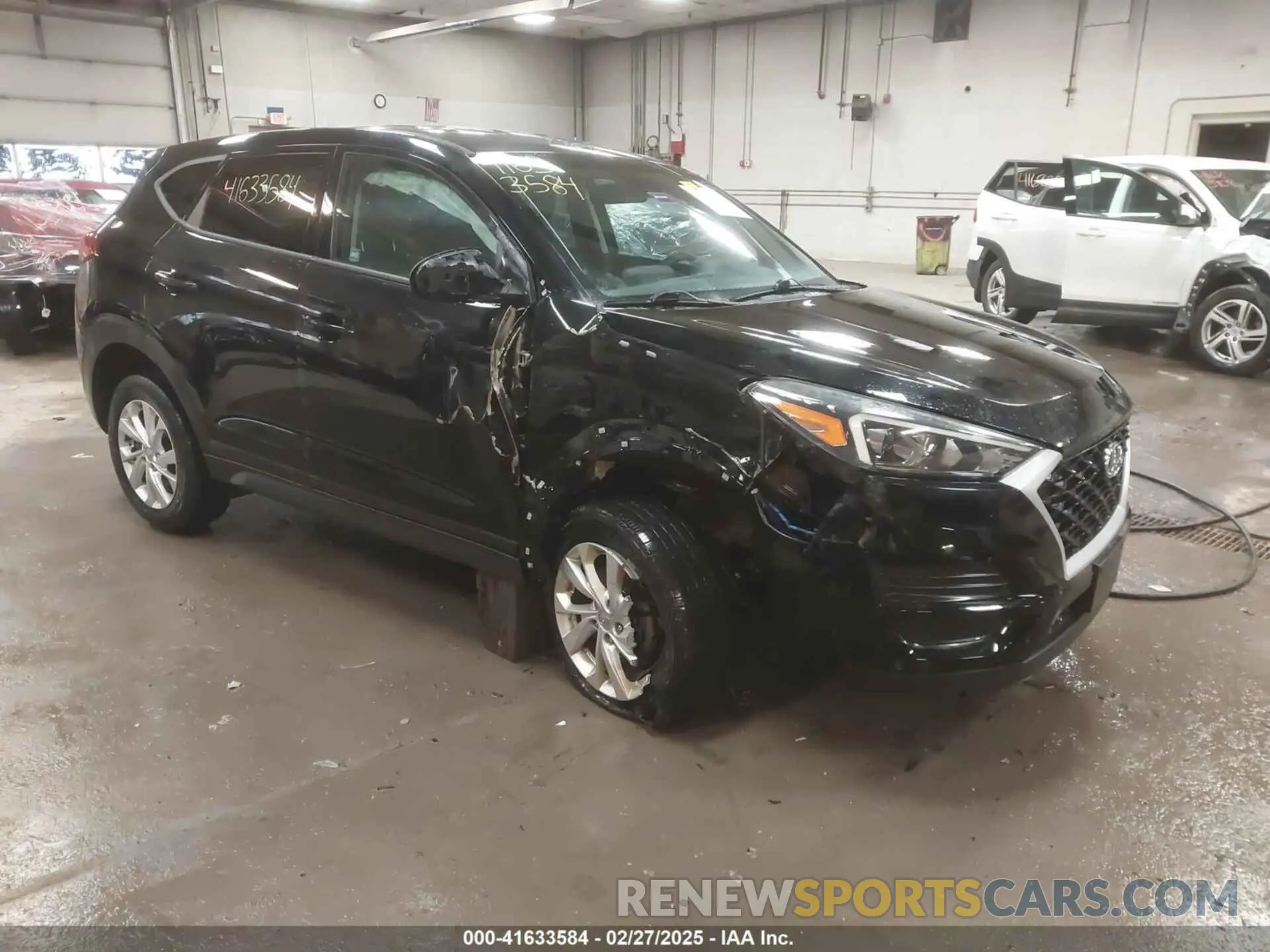 1 Photograph of a damaged car KM8J2CA49KU952259 HYUNDAI TUCSON 2019