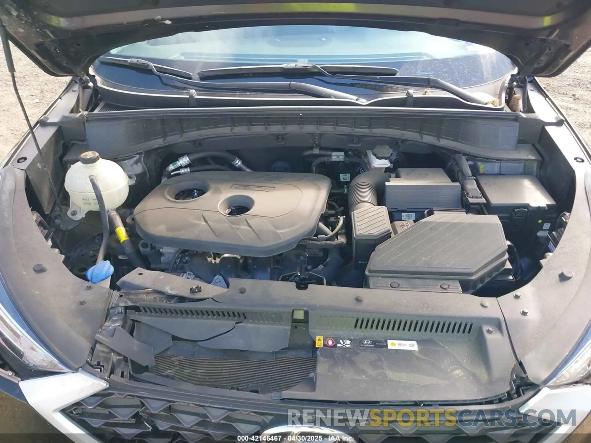 10 Photograph of a damaged car KM8J2CA4XKU042622 HYUNDAI TUCSON 2019