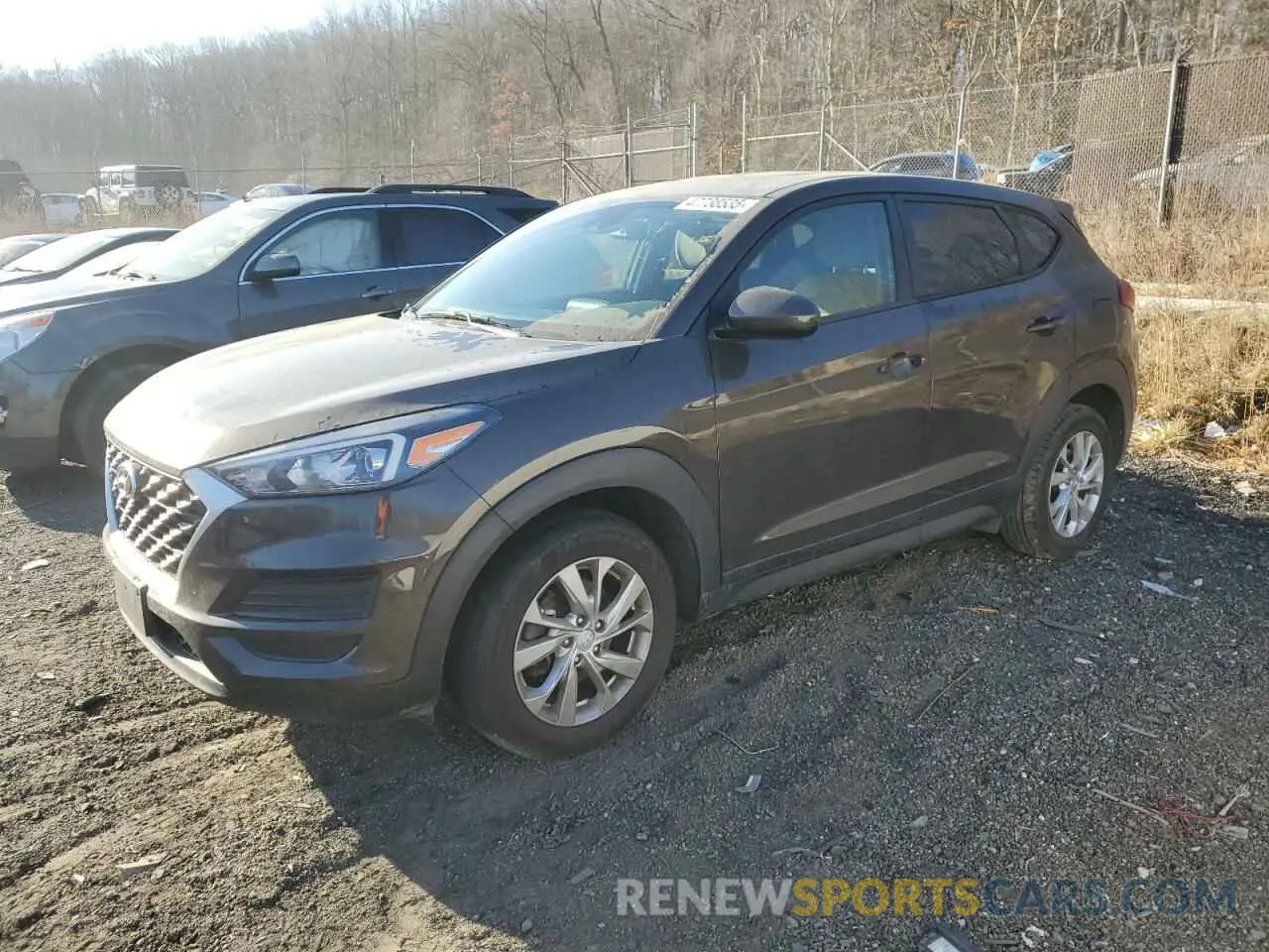 1 Photograph of a damaged car KM8J2CA4XKU047464 HYUNDAI TUCSON 2019