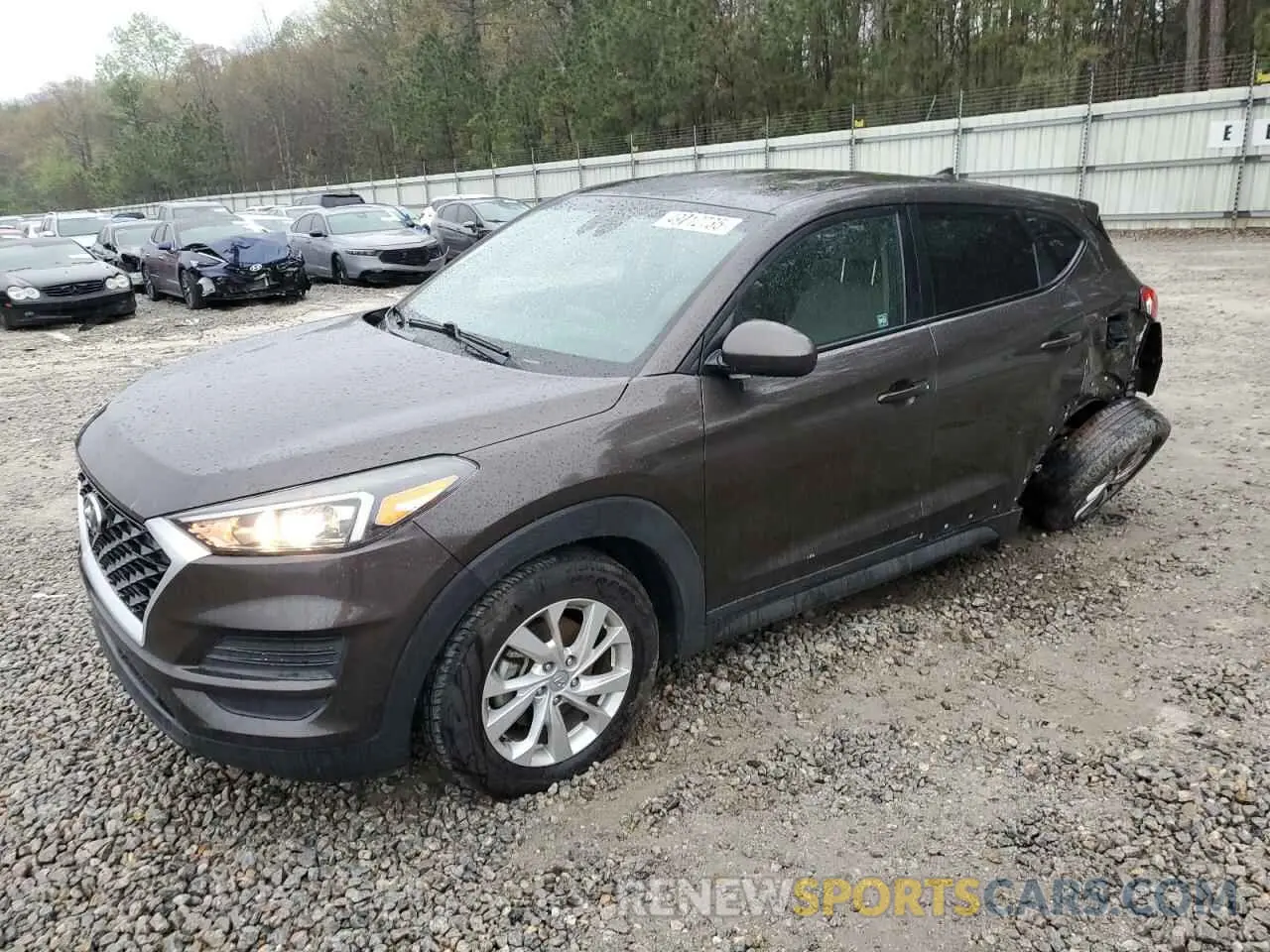 1 Photograph of a damaged car KM8J2CA4XKU869150 HYUNDAI TUCSON 2019