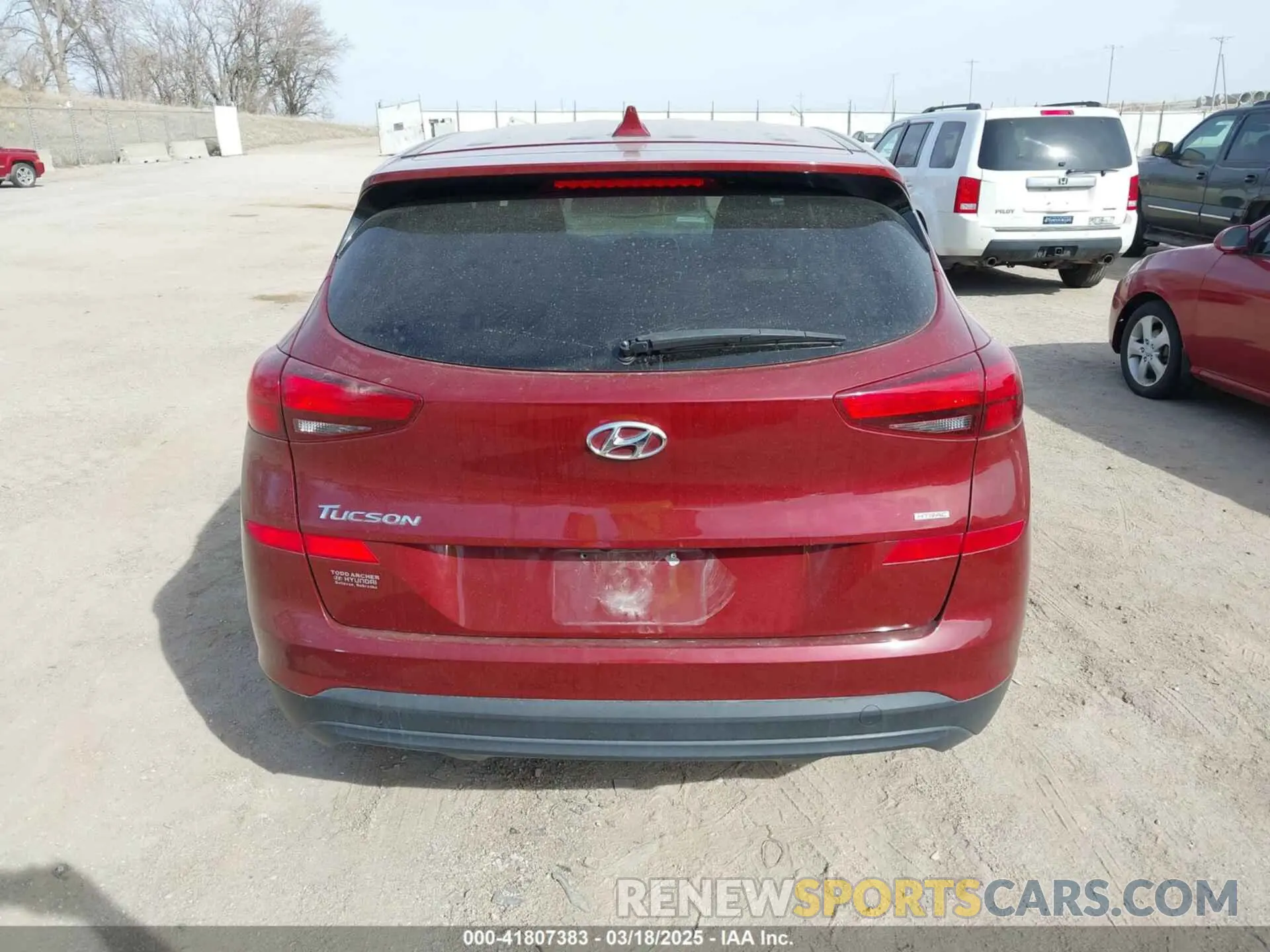 16 Photograph of a damaged car KM8J2CA4XKU933204 HYUNDAI TUCSON 2019