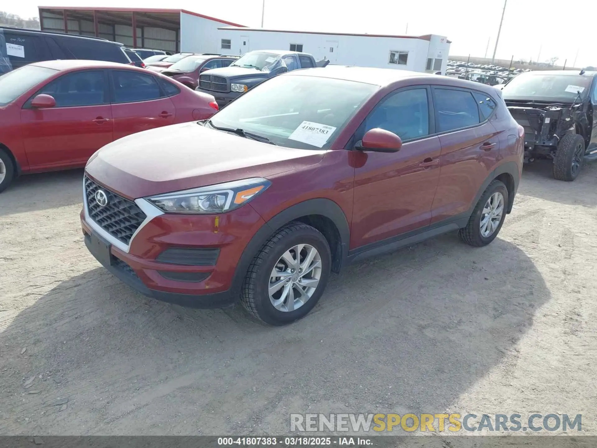 2 Photograph of a damaged car KM8J2CA4XKU933204 HYUNDAI TUCSON 2019
