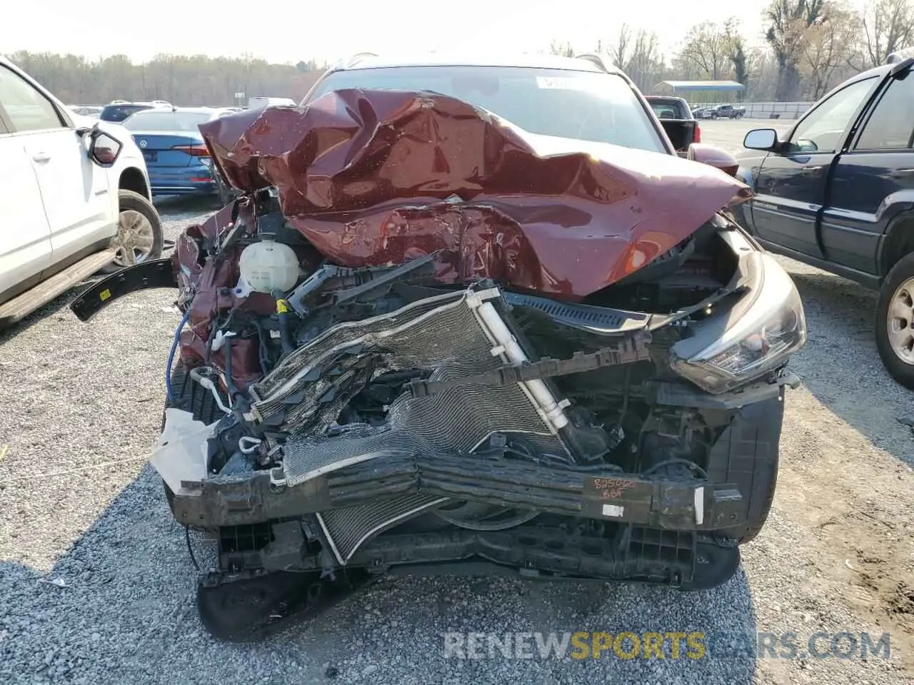5 Photograph of a damaged car KM8J33A40KU002904 HYUNDAI TUCSON 2019