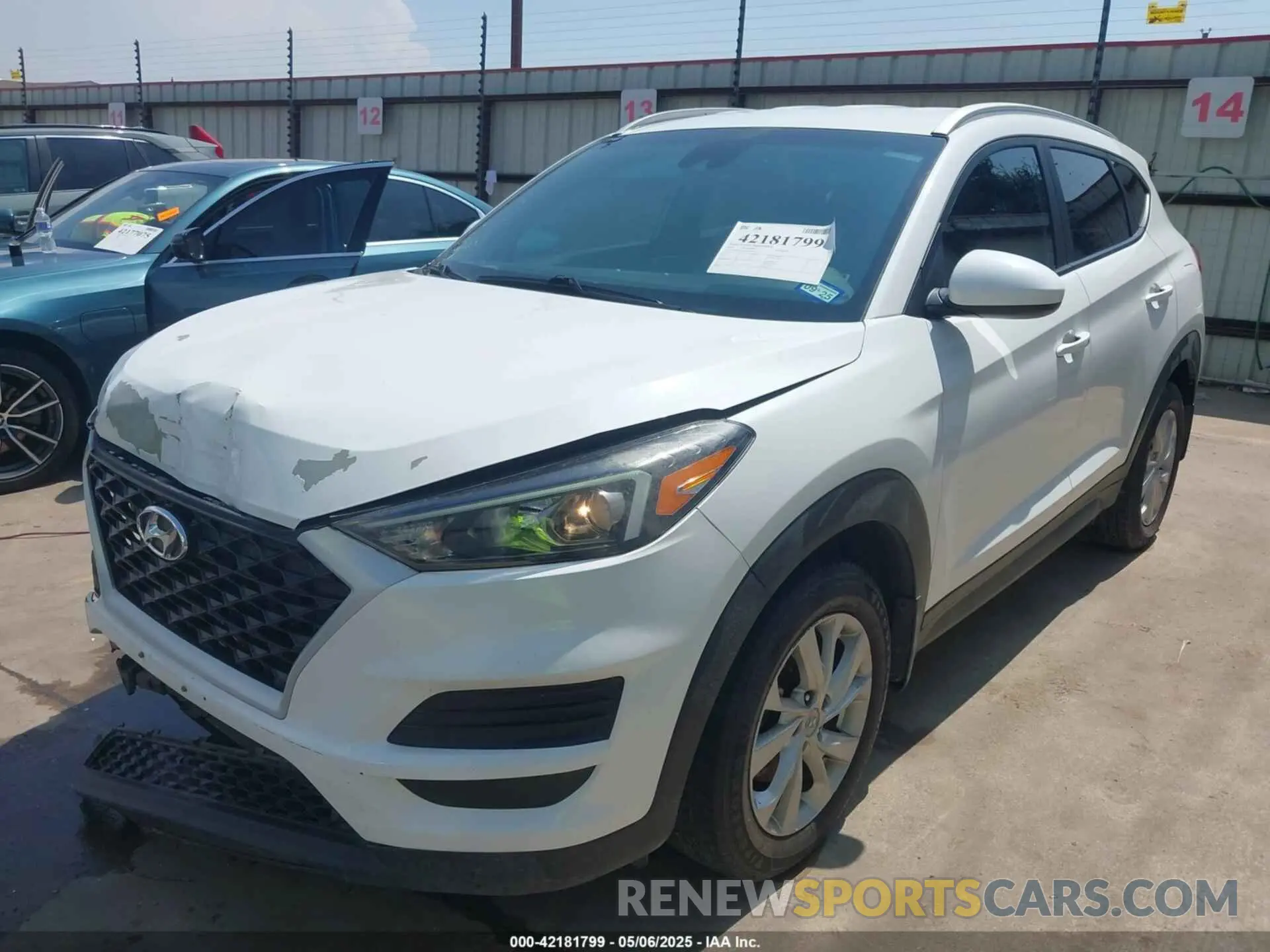 2 Photograph of a damaged car KM8J33A41KU070449 HYUNDAI TUCSON 2019