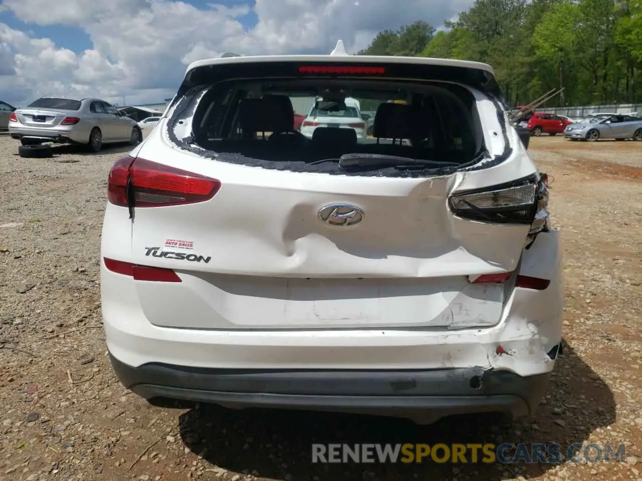 6 Photograph of a damaged car KM8J33A41KU991490 HYUNDAI TUCSON 2019