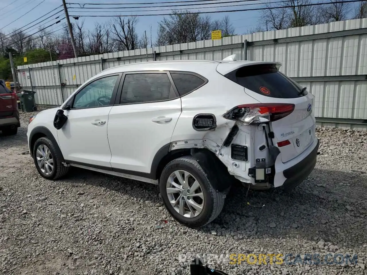 2 Photograph of a damaged car KM8J33A43KU013959 HYUNDAI TUCSON 2019