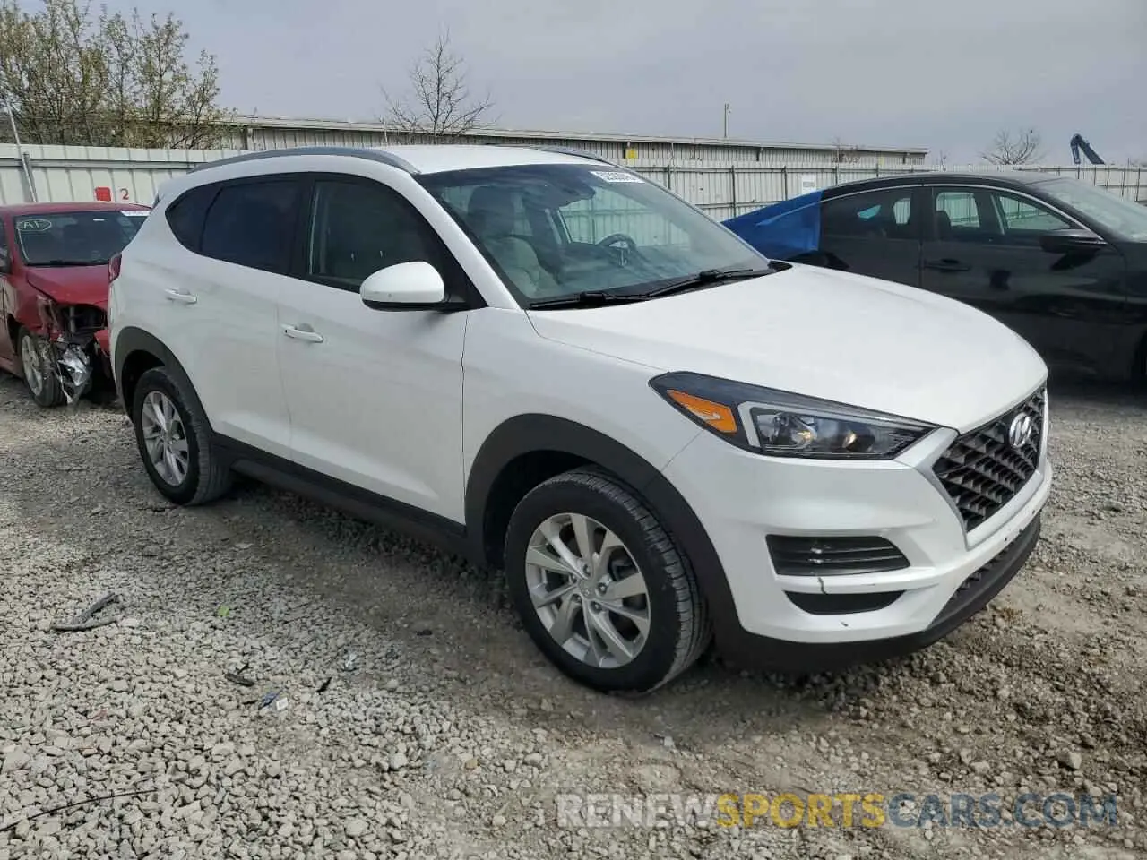 4 Photograph of a damaged car KM8J33A43KU013959 HYUNDAI TUCSON 2019